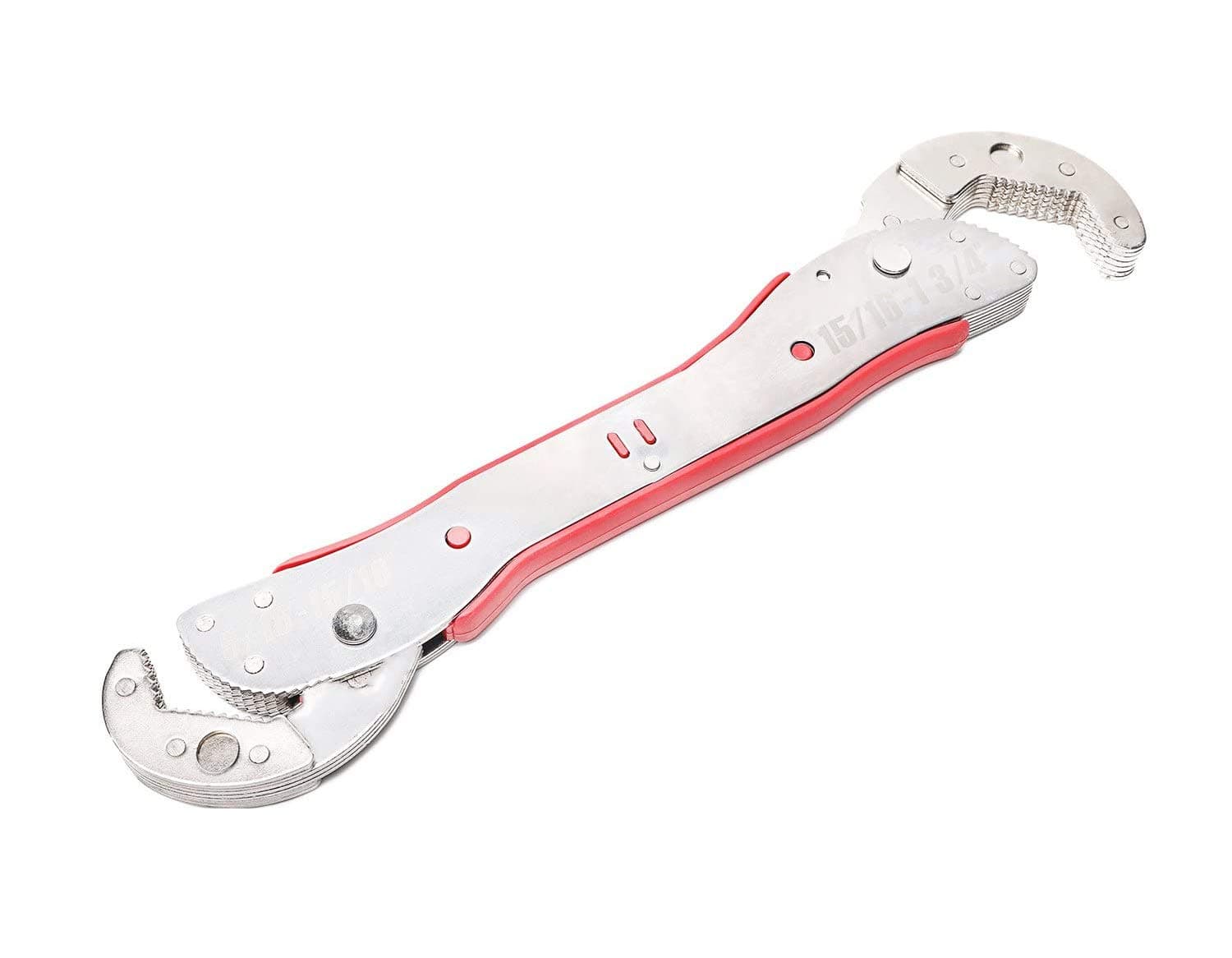 Rexphil Hand Wrench Set - Multi-Function Universal Auto-Ratcheting Spanner Hand Tools, Double Head Adjustable Socket Wrench for Any Shape Bolt Nut Pipe Work (9㎜-45mm) Best for Father’s Gift