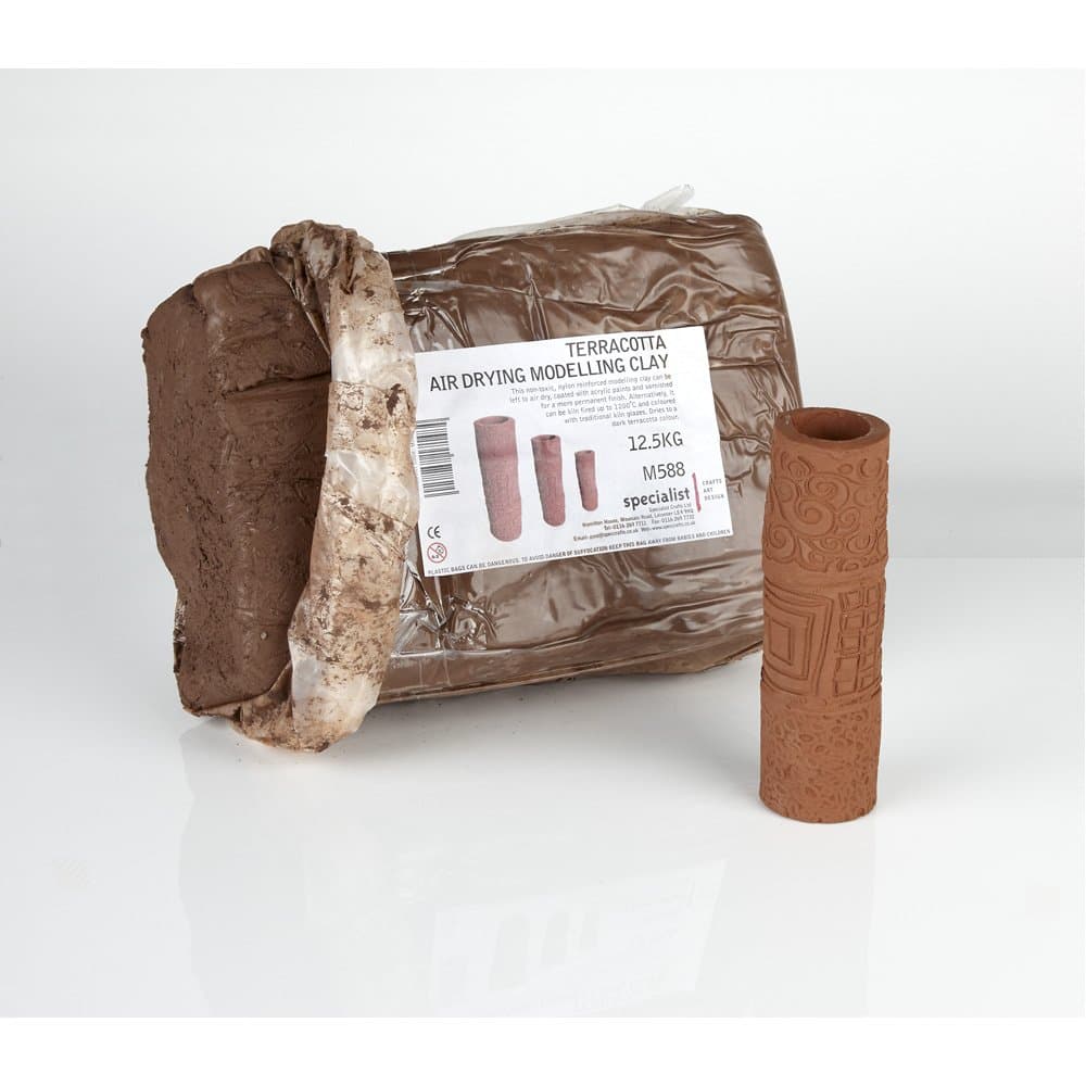 Specialist Crafts Air Drying Clay Terracotta 10kg