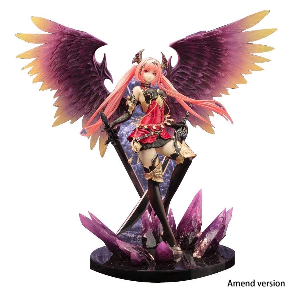 Lilongjiao Rage Of Bahamut: Dark Angel Red Dress Version PVC Figure Model Model Toys