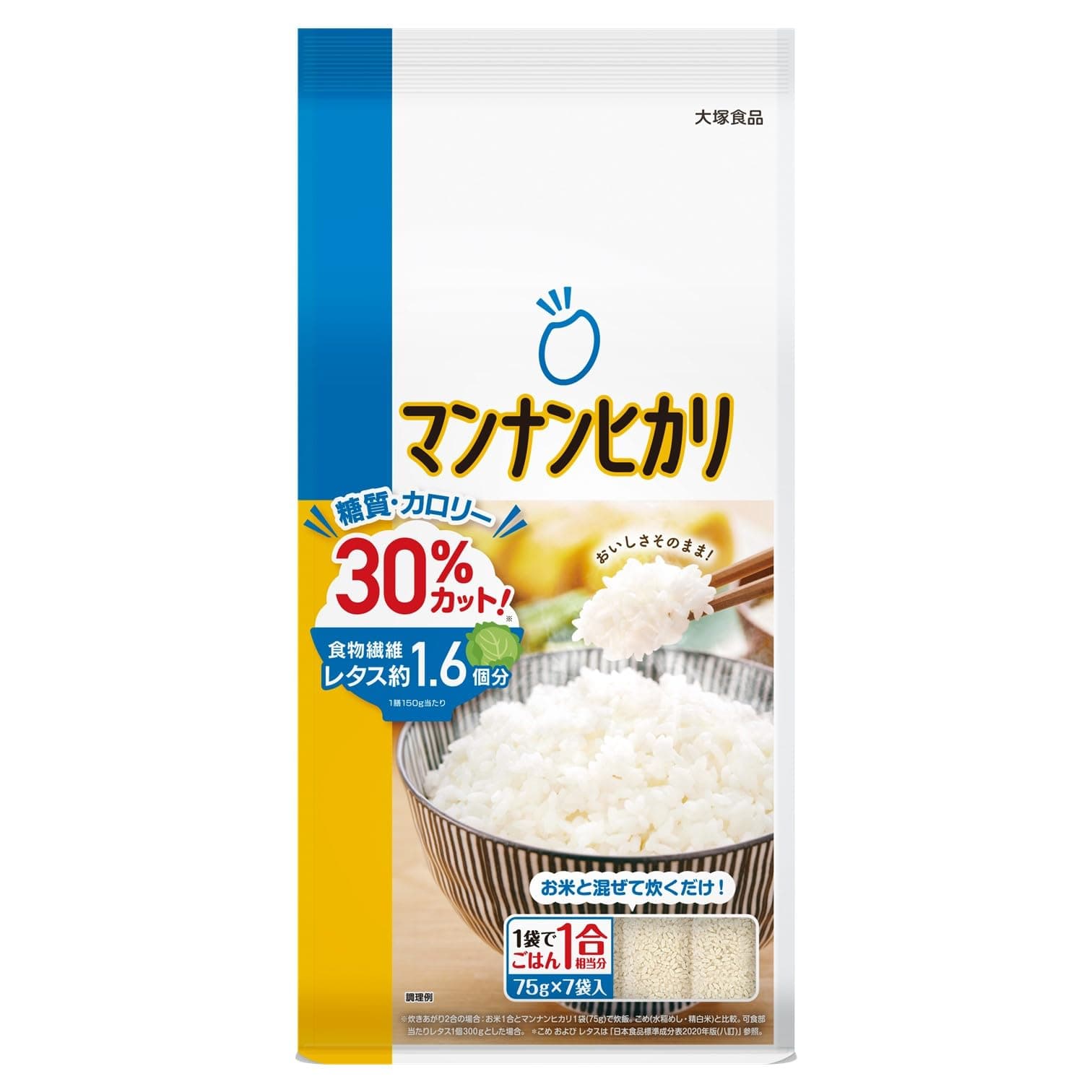 Otsuka Foods Mannan Hikari 525 g [Stick Type (75 g x 7 Bags)] Japan