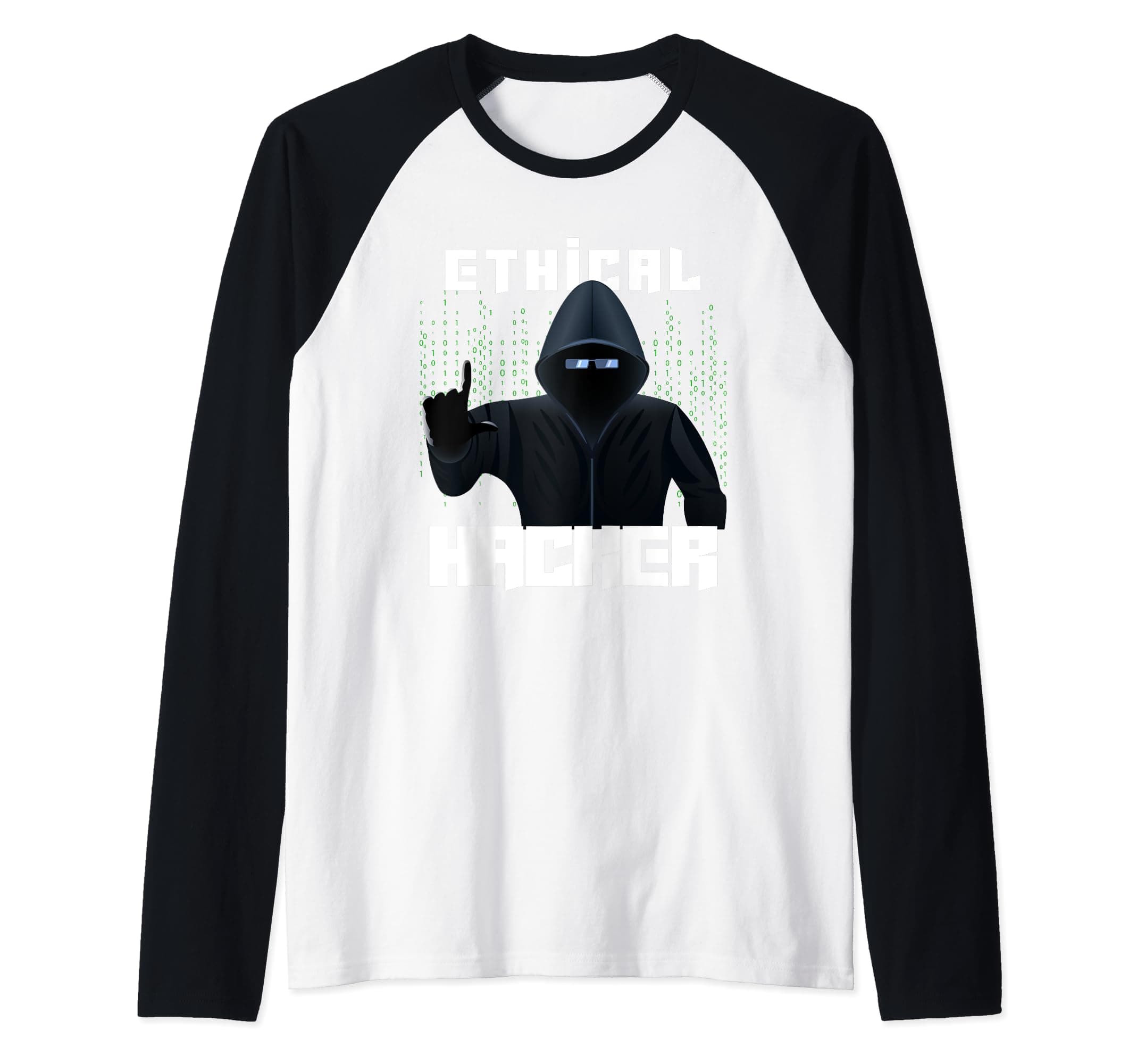 I Break Codes Not Laws - Cybersecurity Hacker Raglan Baseball Tee