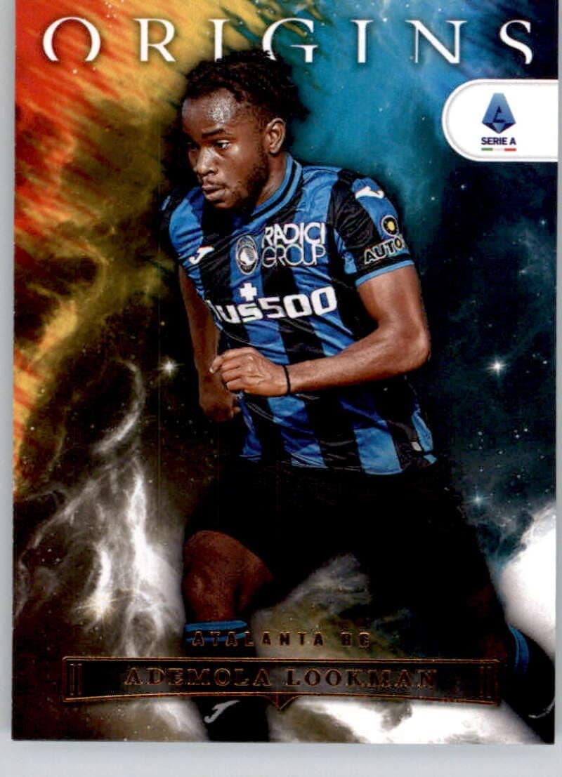 2022-23 Panini Chronicles Origins Serie A #85 Ademola Lookman Atalanta BC Official Soccer Trading Card in Raw (NM or Better) Condition