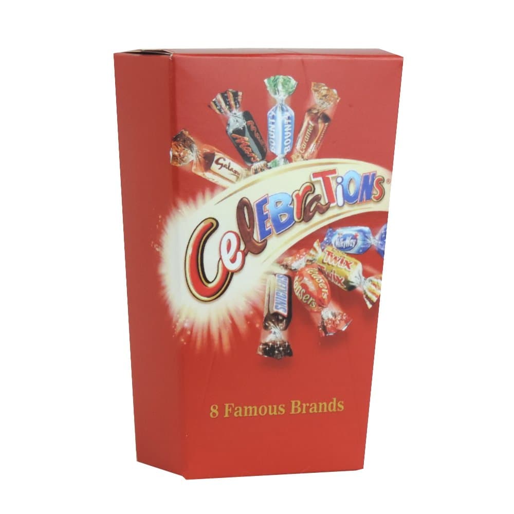 Original Mini Box Of Mars Celebrations Miniature Versions Of Various Classic Chocolate Bars Imported From The UK England The Very Best Of British Chocolates