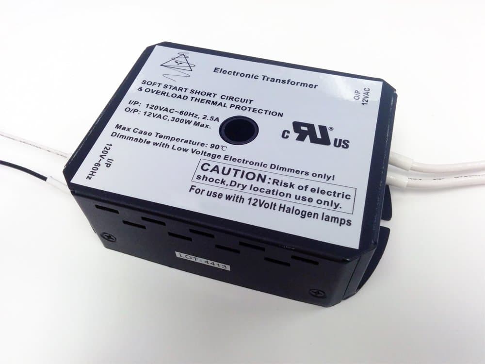 LET-301 Replacement Transformer 300W 12V AC Electronic Unit (Replacement for GE Lightech LET-301 GELT300A12012C 66973)