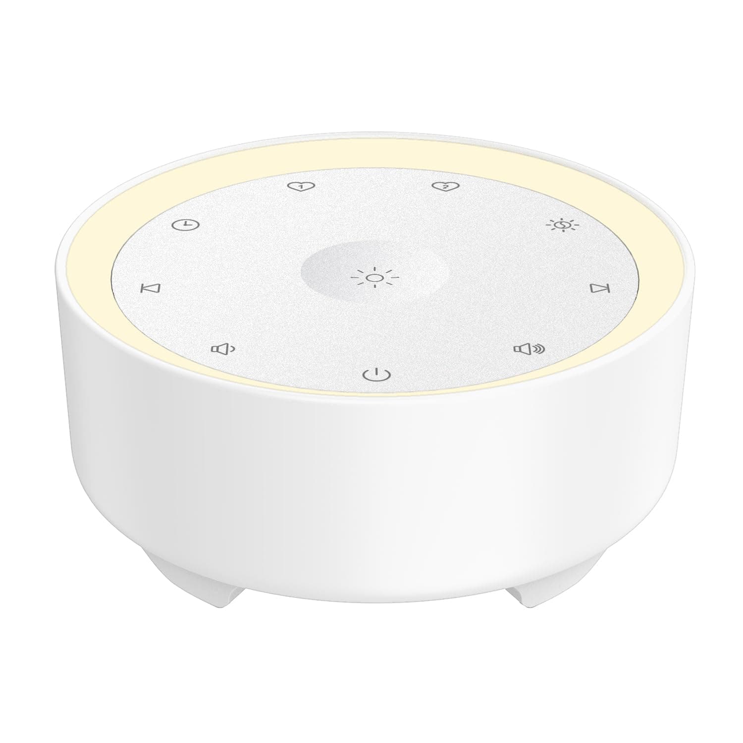 Kipcush White Noise Sound Machine& Night Light 2-in-1 for Adults/Baby, 20 High Fidelity Soothing Sounds, Timer, Small Portable Sleep Therapy for Home Office Travel.