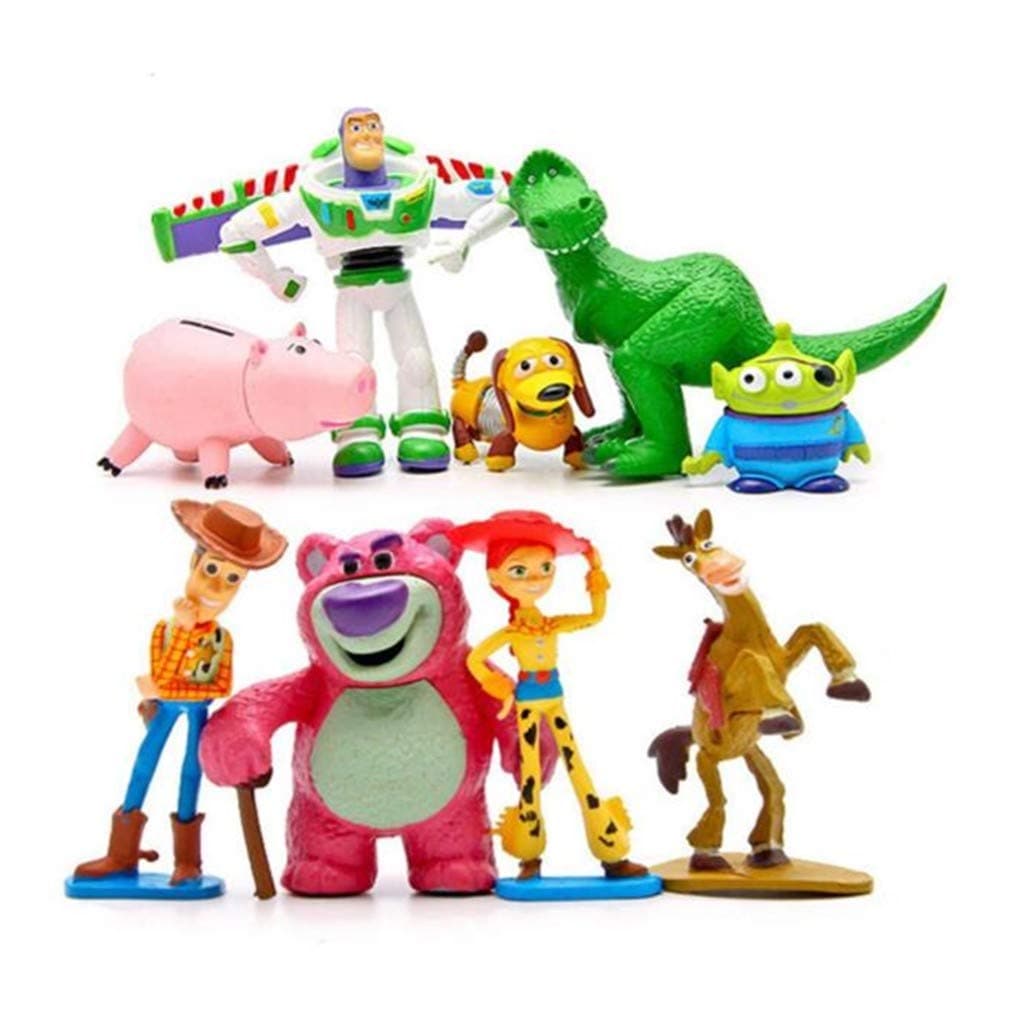 Pack of 9 Premium Toy Story Party Figurines Cartoon Action Figures Toy Story Cake Toppers