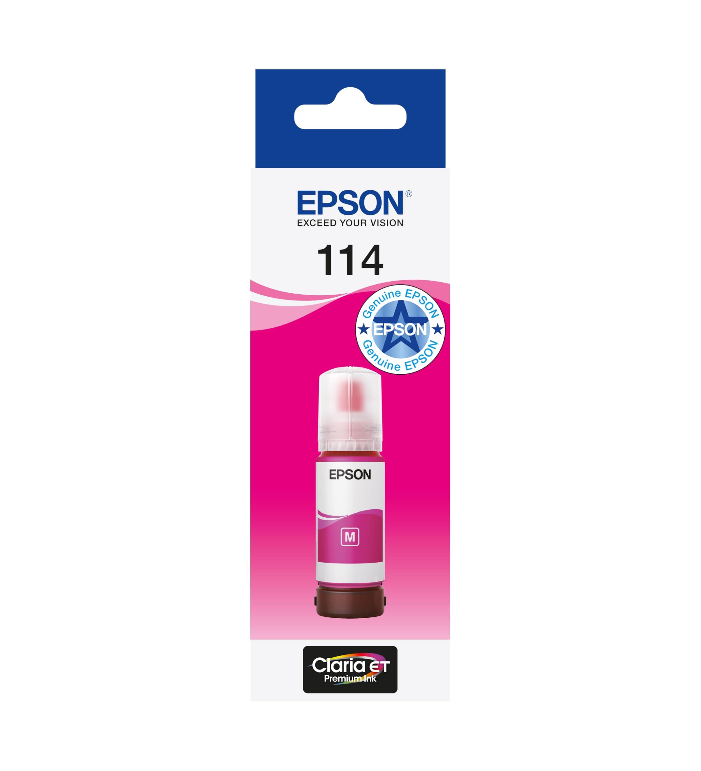 Epson C13T07B340 Ink Magenta 70 ml Bottle EcoTank 114