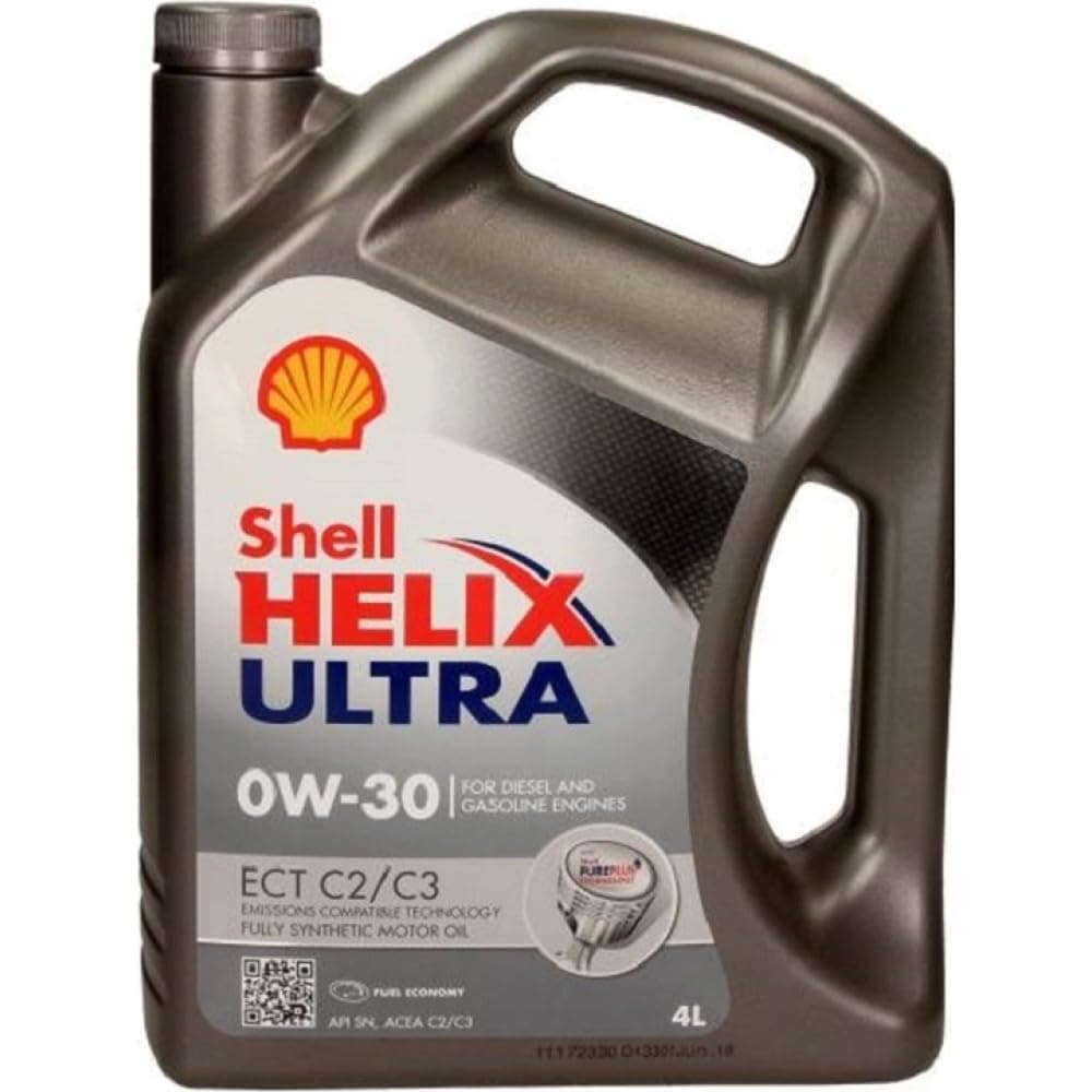 Royal Dutch Shell Lubricants 550046307 Helix Ultra ECT C2 C3 0w-30 Sythetic Engine Oil, 4 L