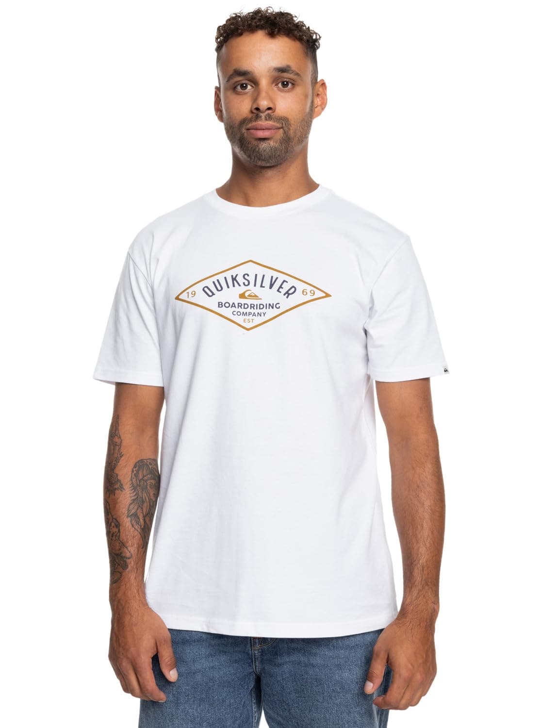 QuiksilverMen's Qs Diamond Logo Ss T-Shirt (Pack of 1)