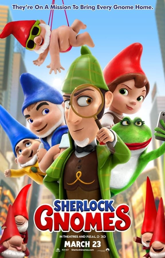 Sherlock Gnomes Movie Poster Print (11 x 17)