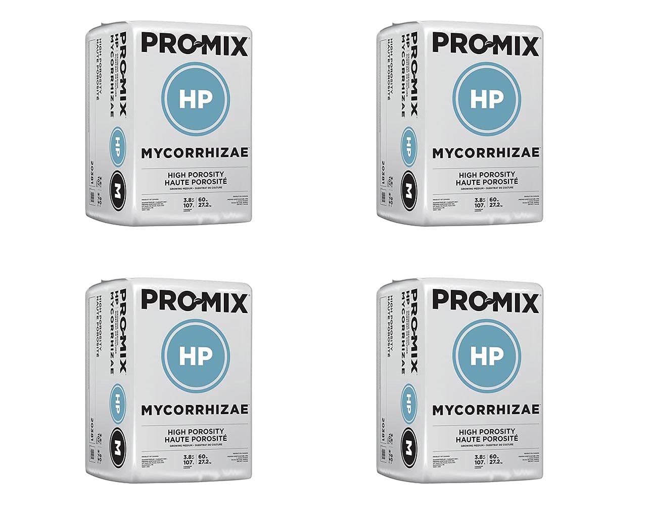 PREMIER HORTICULTURE 3.8-CF Pro Mix HP High Porosity with Mycorise (Four Pack)