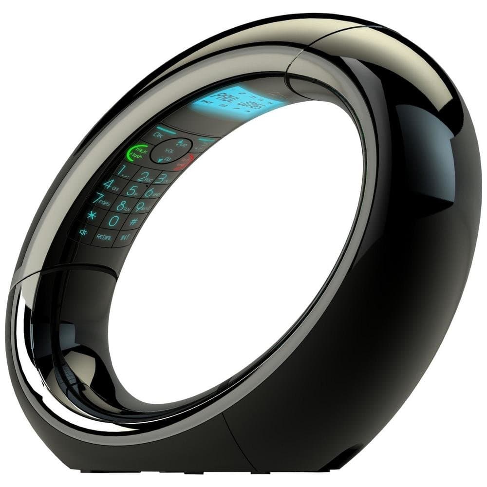 Eclipse Single DECT Phone with Answer Machine - Black