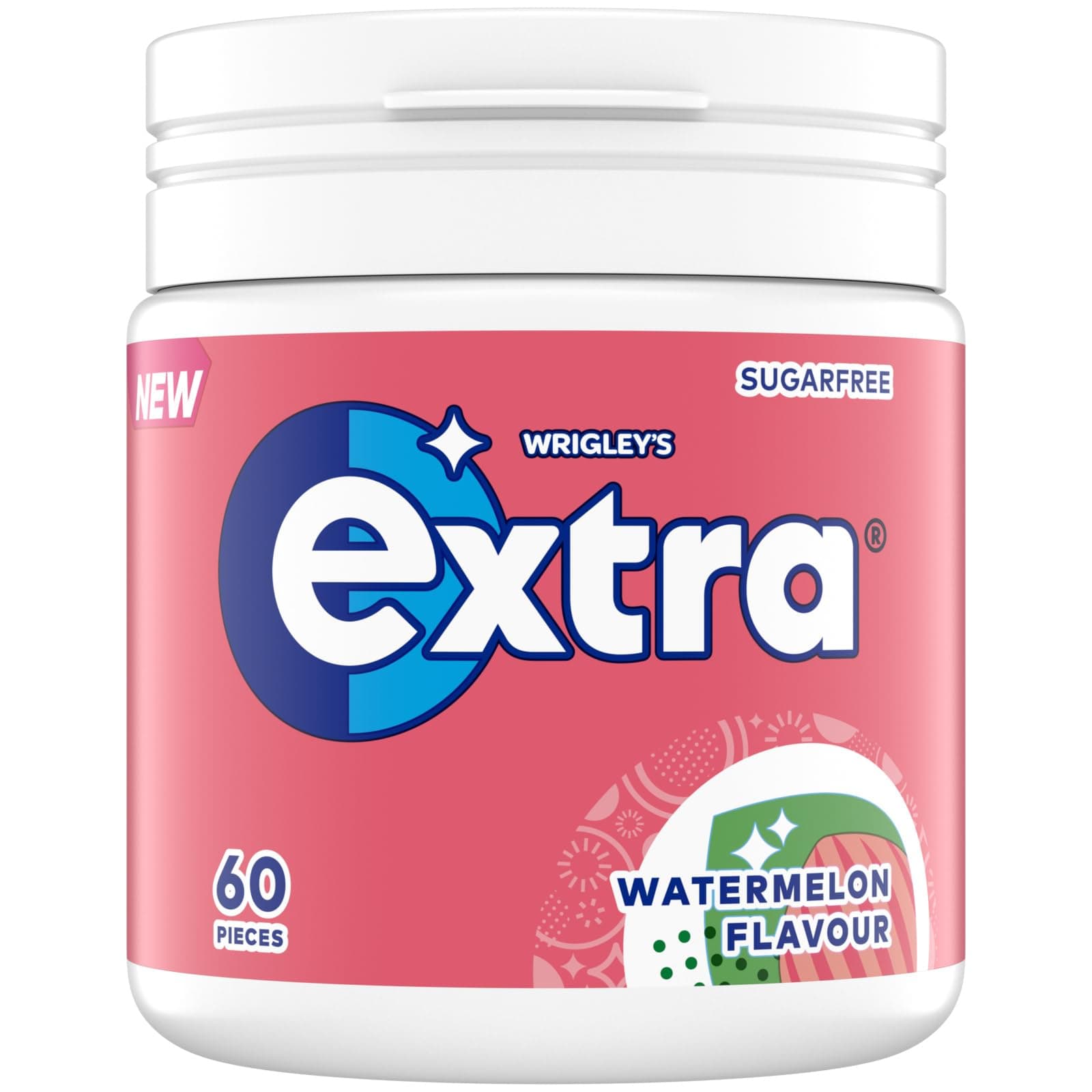 EXTRA W-MELON 60pc BOTTLE 6MBx6OUTERS