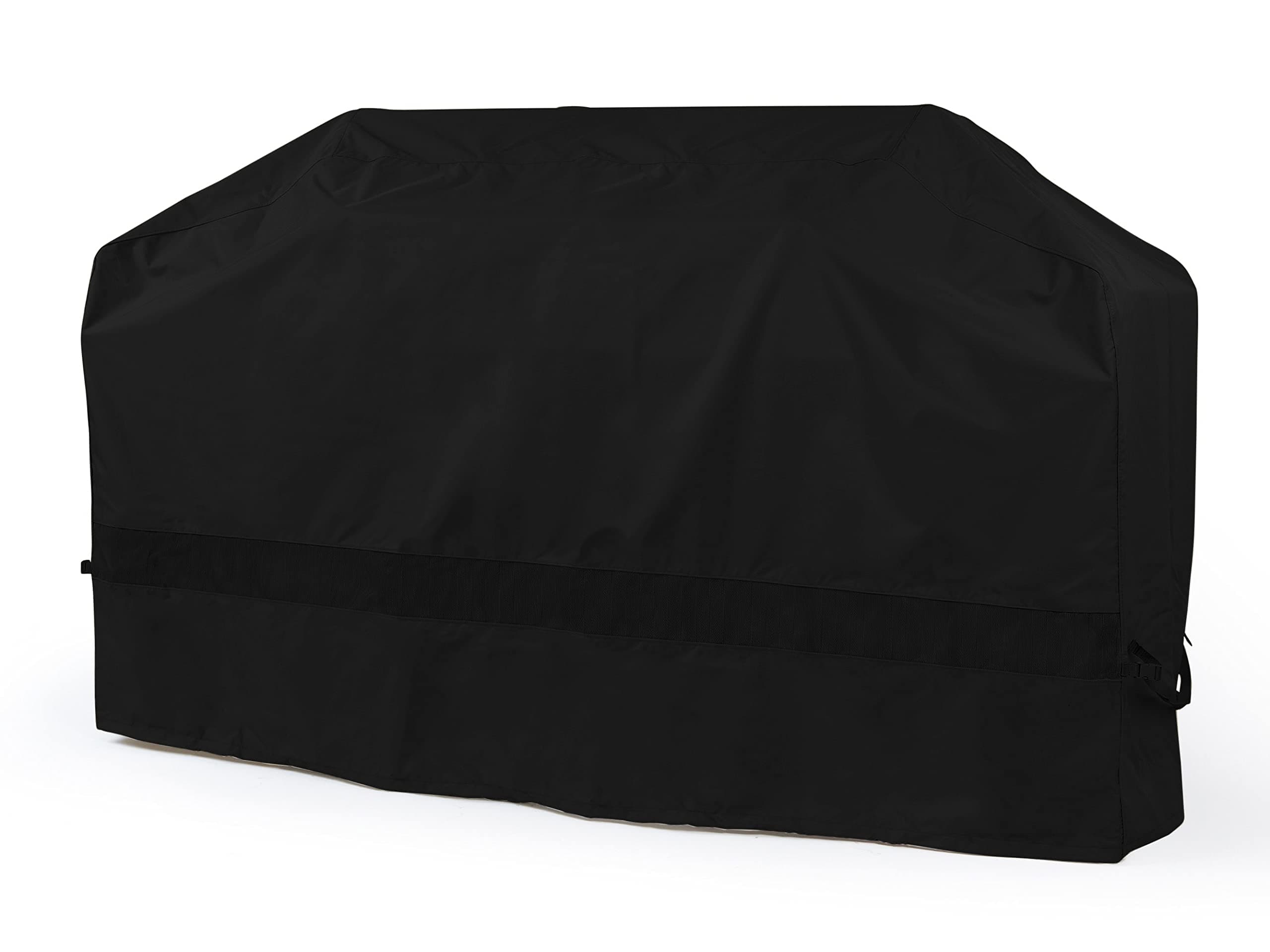 Covermates Island Grill Cover - Weather Resistant Outdoor Cover, Heavy Duty BBQ Covers for Large Island, Classic 12-Guage Vinyl, 110 Inch, Black