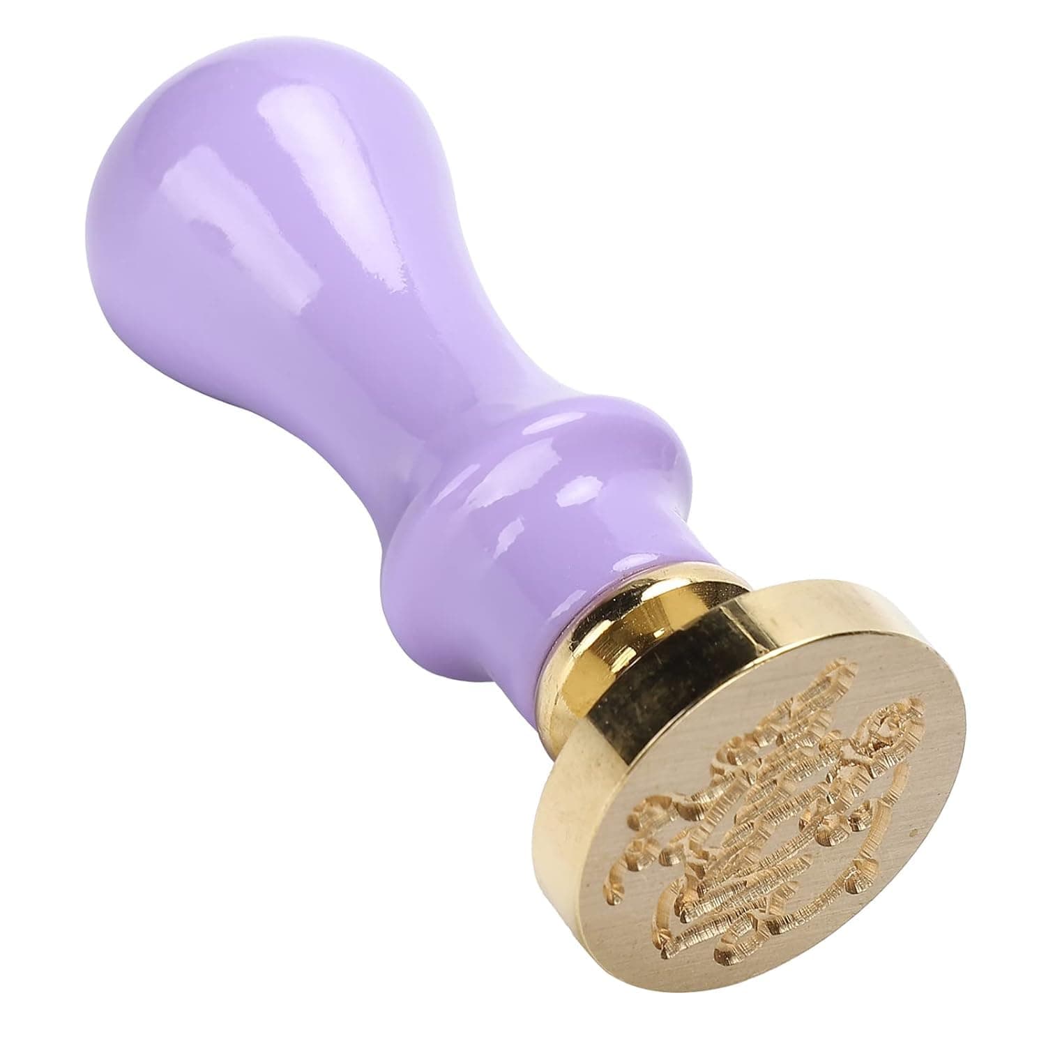 Levin Mini and Portable Wax Sealing Stamps Non Stick Vintage Wax Handle for Envelopes Wine Packaging for Decorating Party Invitations (Assorted Design Pack Of 1)