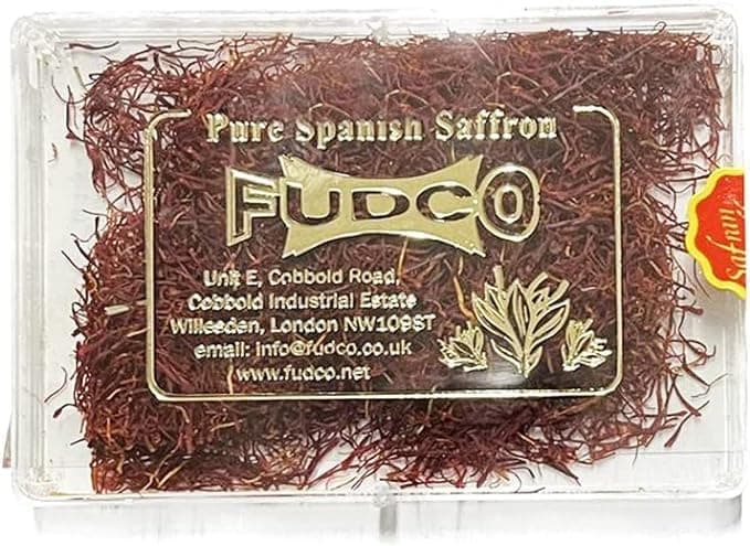 Fudco Safforn|Pure Spainsh Safforn | 8G |100% Real Saffron | Premium Saffron Threads |Great Fragrant | Full Flavor For Cooking | Saffron Spice for Tea | No Additives | Vegan
