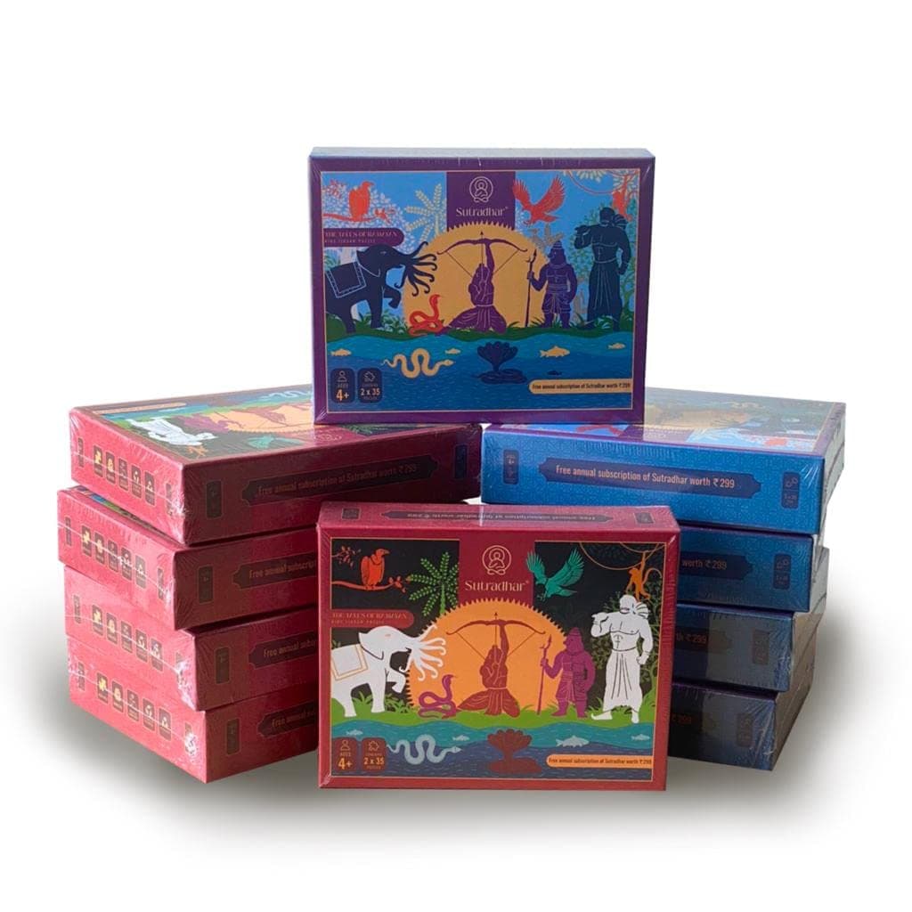 SUTRADHAR Ramayan Jigsaw Puzzle - (Combo of 10)
