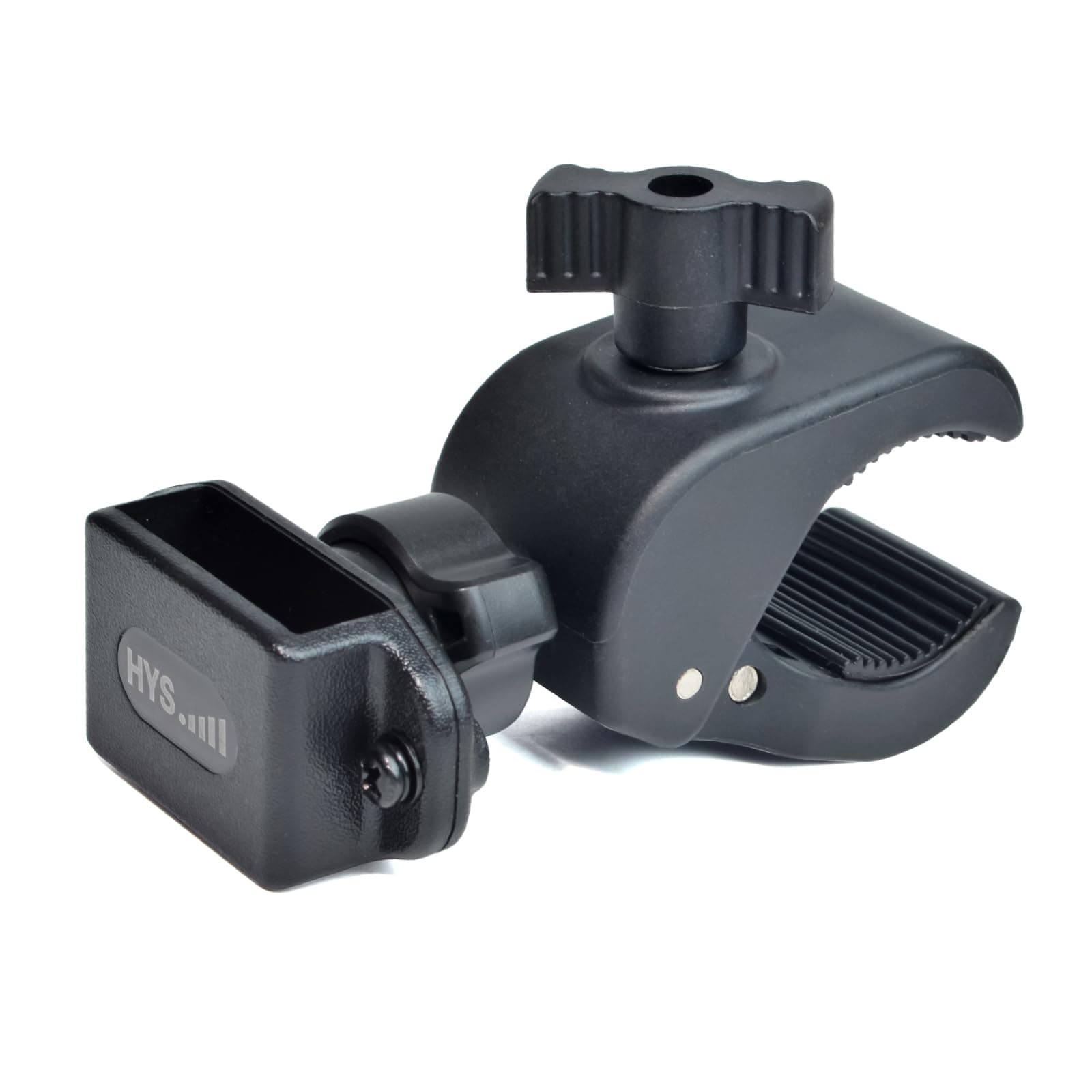 Heavy-Duty Motorycle Walkie Talkie Mount - Bike Handheld Ham Radio Holder Handlebar Clamp (0.79-1.97inchs) - Universal Two Way Radio with Clip Holder Mount for Bike Motobike ATVs MTBs Golf carts