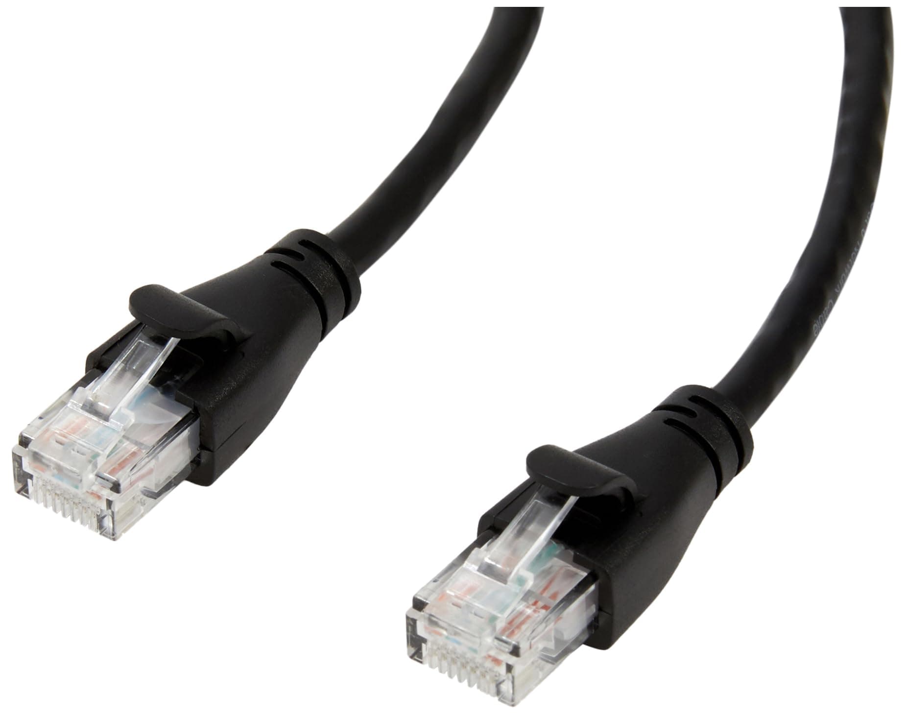 Amazon Basics RJ45 Cat-6 Ethernet Patch Internet Cable - 5 foot (1.5 metre), Black