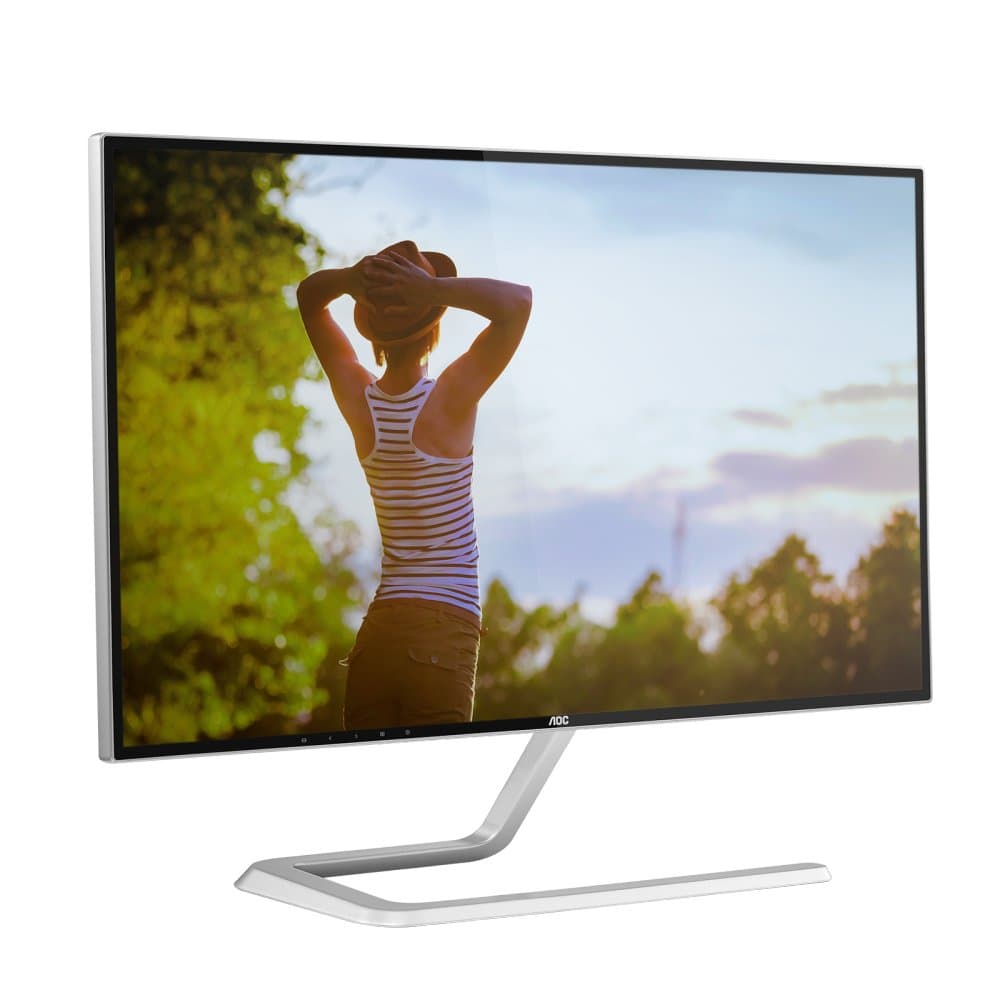 AOC Q2781PQ 27 Inch QHD Widescreen IPS LED Black/Silver Monitor (2560x1440/2ms/VGA/DVI-D/HDMI)