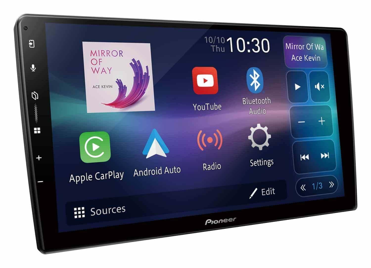 Pioneer DMH-AP6650BT 9" Large Screen Display with Wireless Android Auto/Carplay and Weblink