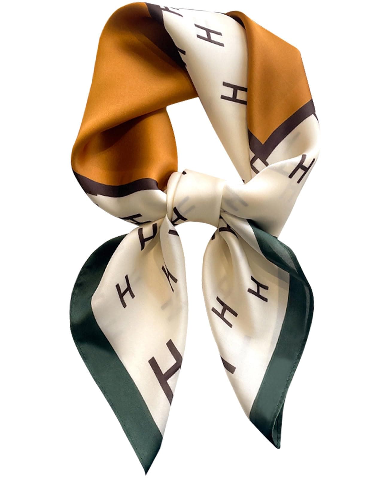 27.5" Mulberry Silk Feeling Head Scarf Women's Fashion Square Neck Satin Scarfs for Bag Hair Scarves Gift