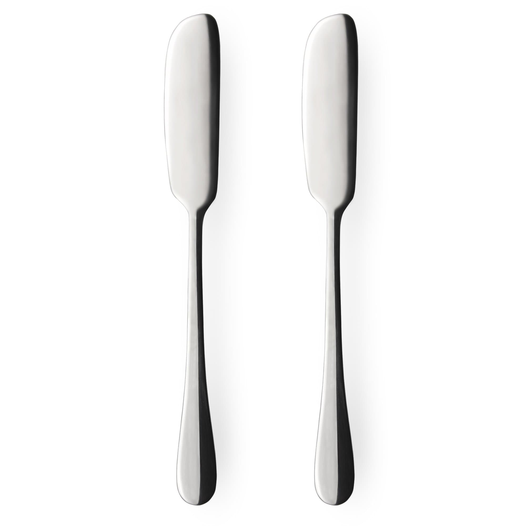 Windsor Stainless Steel Jam Spreaders/Knives, Set of 2,18 x 2 x 1.5 cm
