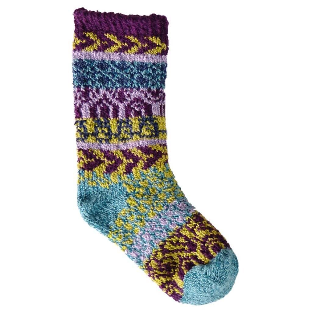 QT Sunrise Fairisle Baby Sock (Aqua - Baby)