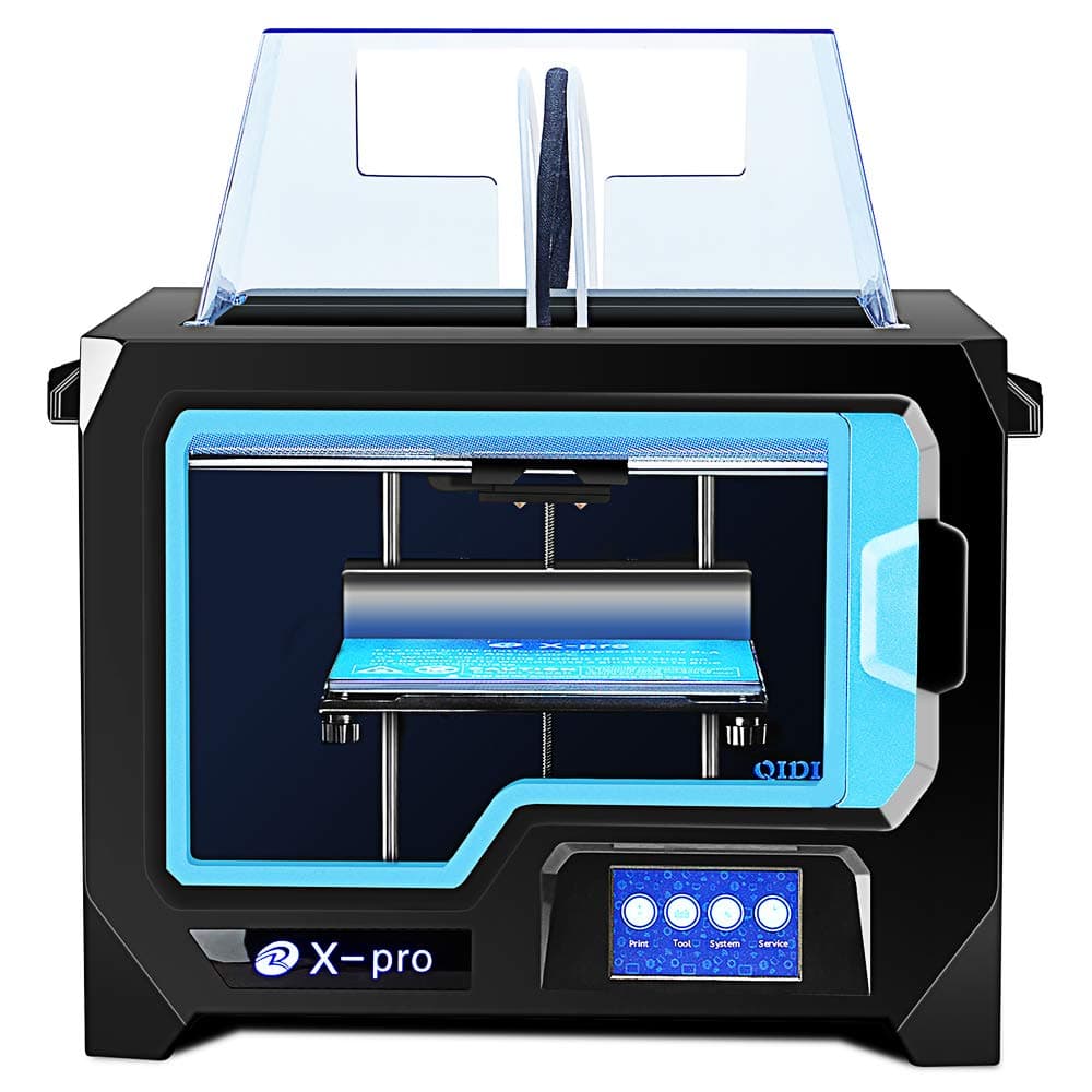 QIDI Technology XD3DP-003 X per 3D printer, 4.3-inch touchscreen, dual extruder, support pressure with ABS, PLA, PETG, TPU filament
