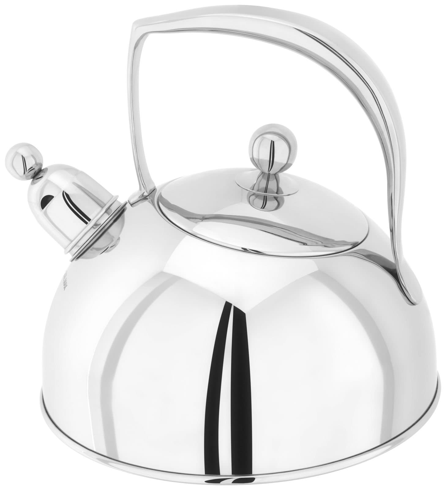 Stellar "Bresor" Stainless Steel Stove Top Whistling Kettle 2.0Ltr suitable for AGA / RAYBURN