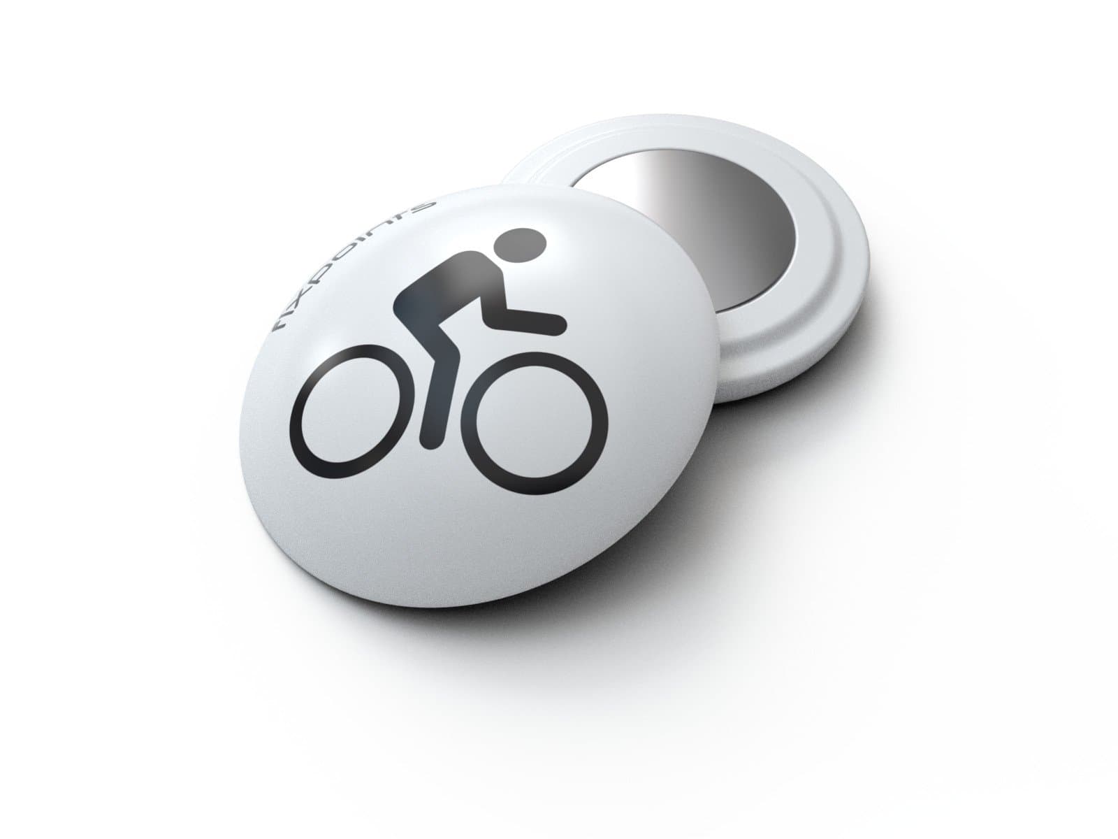 Fixpoints - magnetic fastening system - Biker (white)