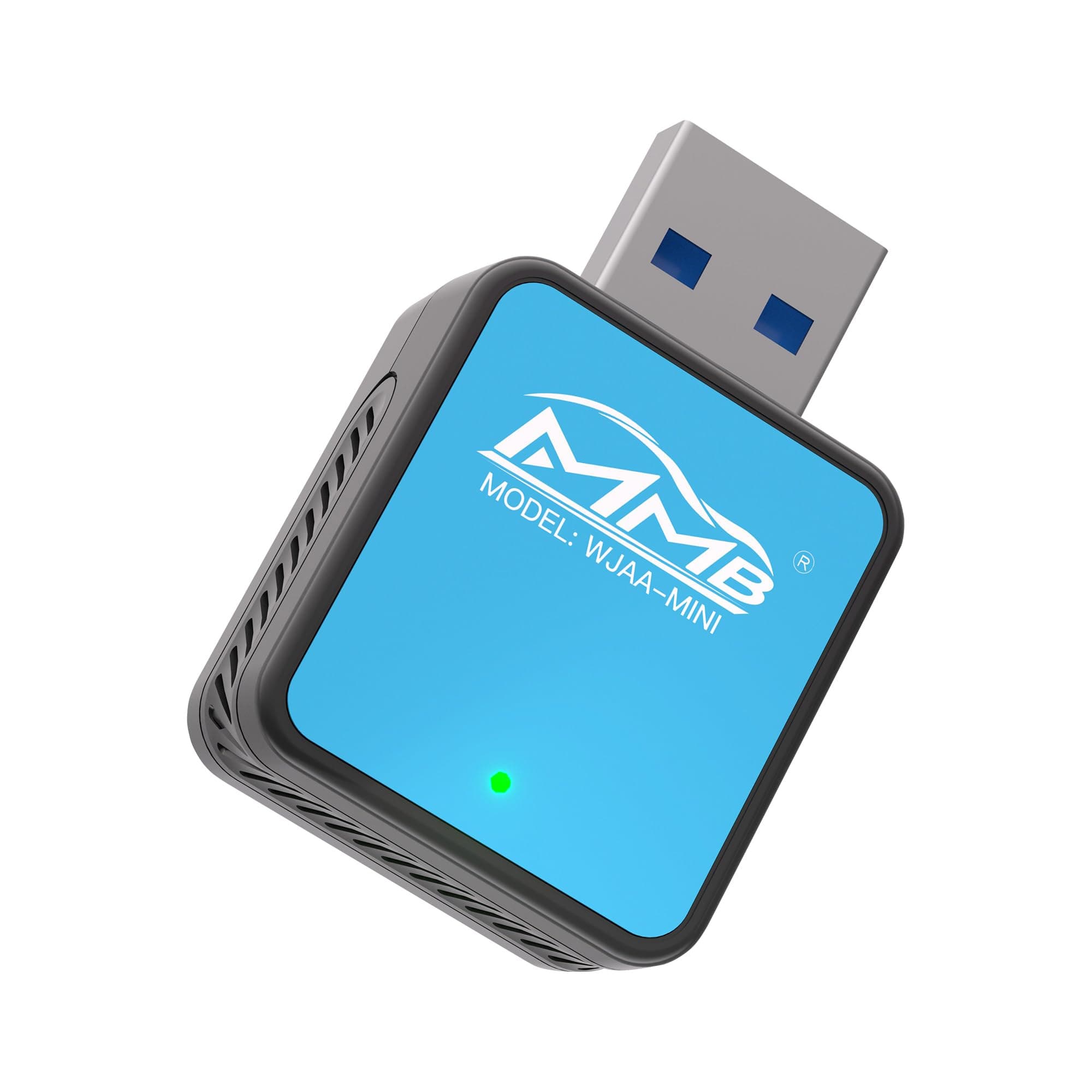 Upgraded MMB Mini Wireless Bluetooth 5.2 Auto-Connect Plug & Play Dongle for Android Phone, Compatible with OEM Wired Android Auto Car Systems