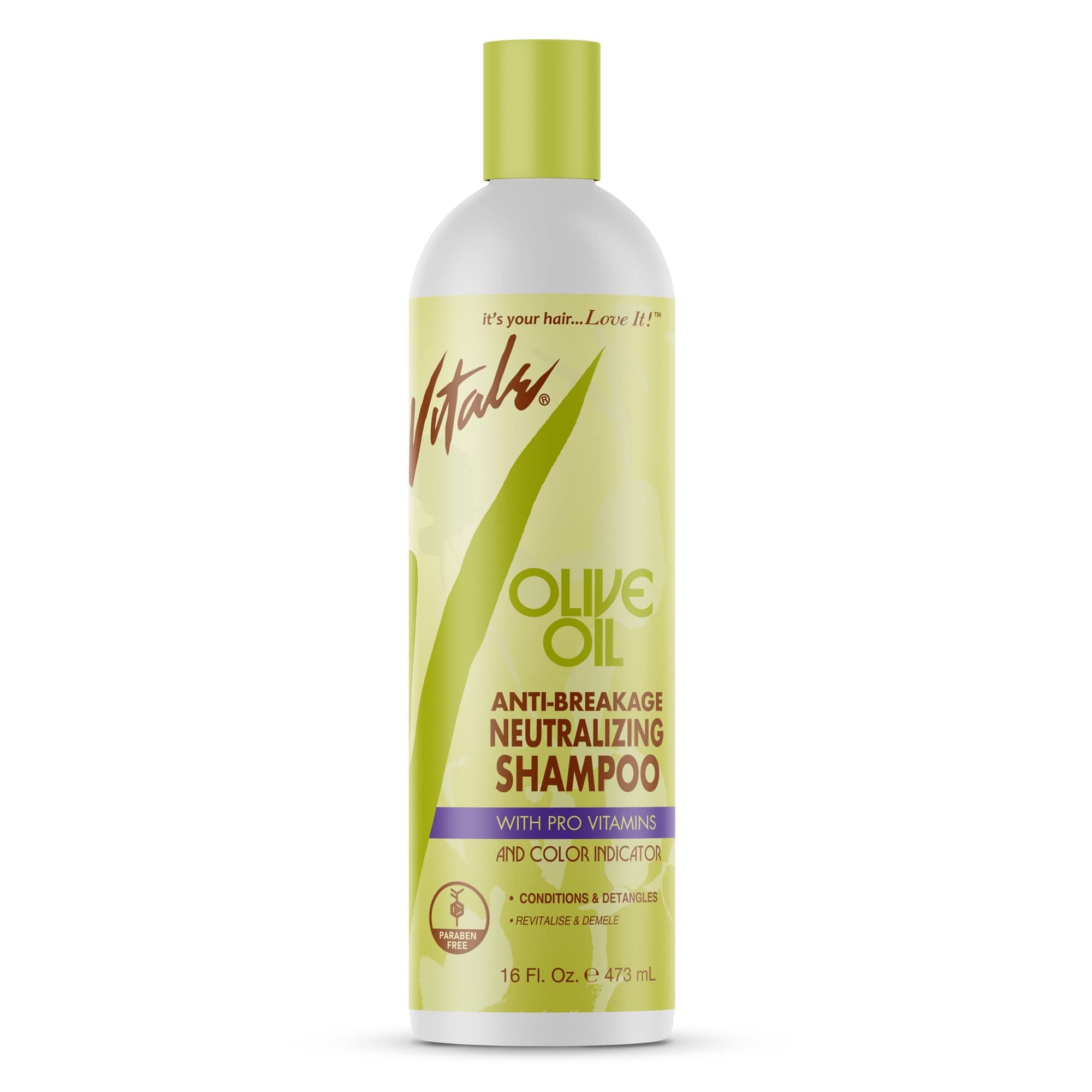 Vitale olive oil anti breakage neutralizing shampoo 16 fluid ounce, Green, 16 Fl Ounce