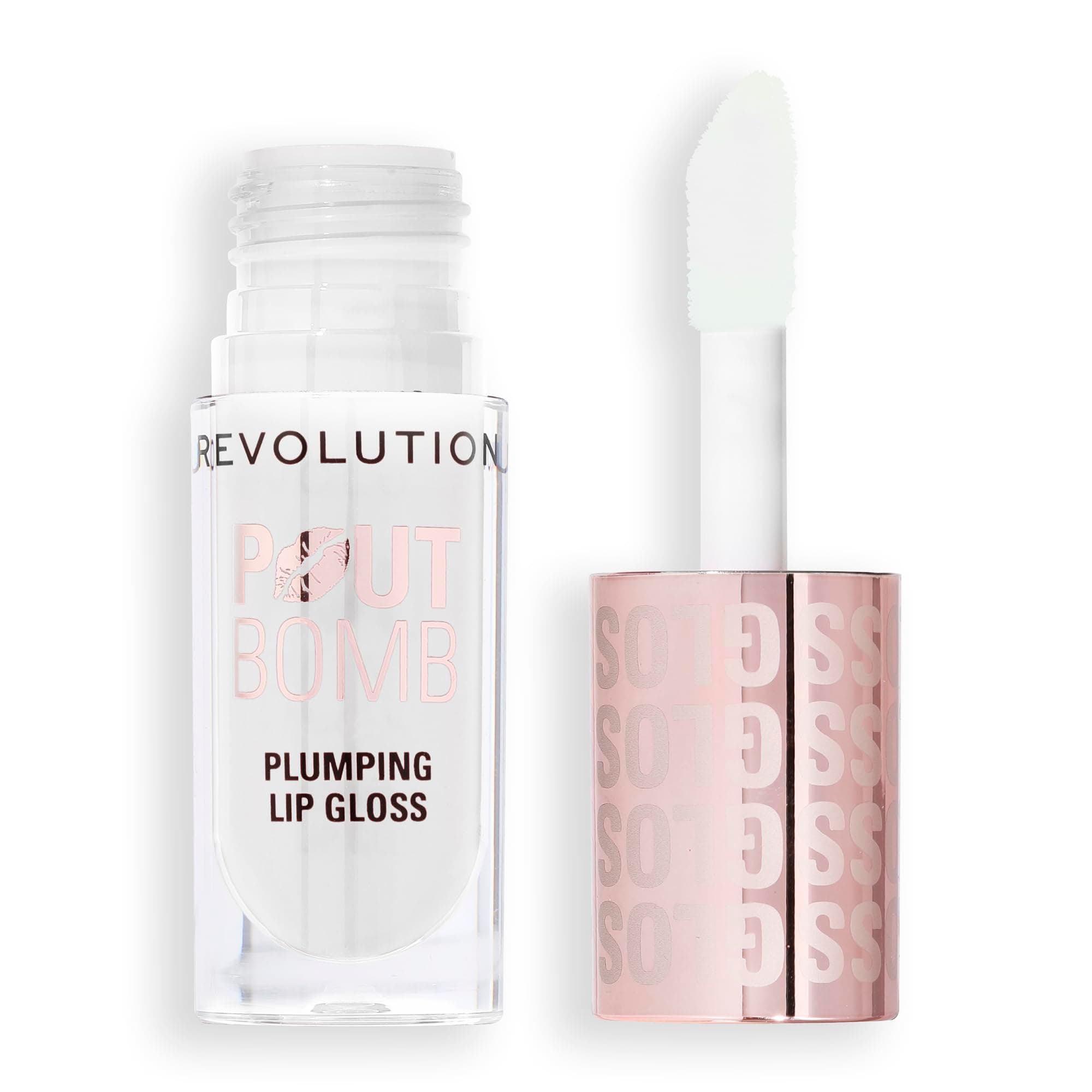 Makeup Pout Bomb Plumping Lip Gloss, Glaze Clear