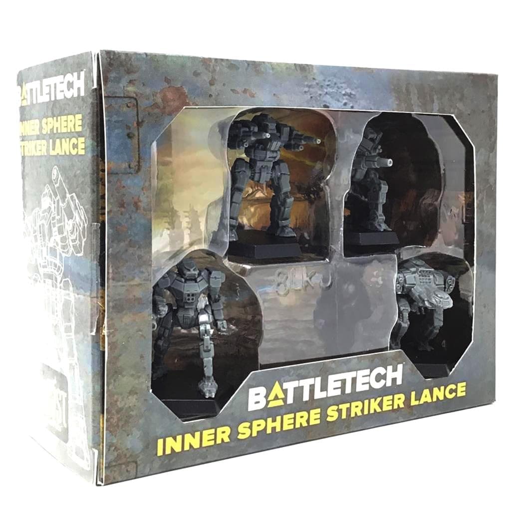 Catalyst Game Labs BattleTech: Inner Sphere Striker Lance Miniature Force Pack, Grey