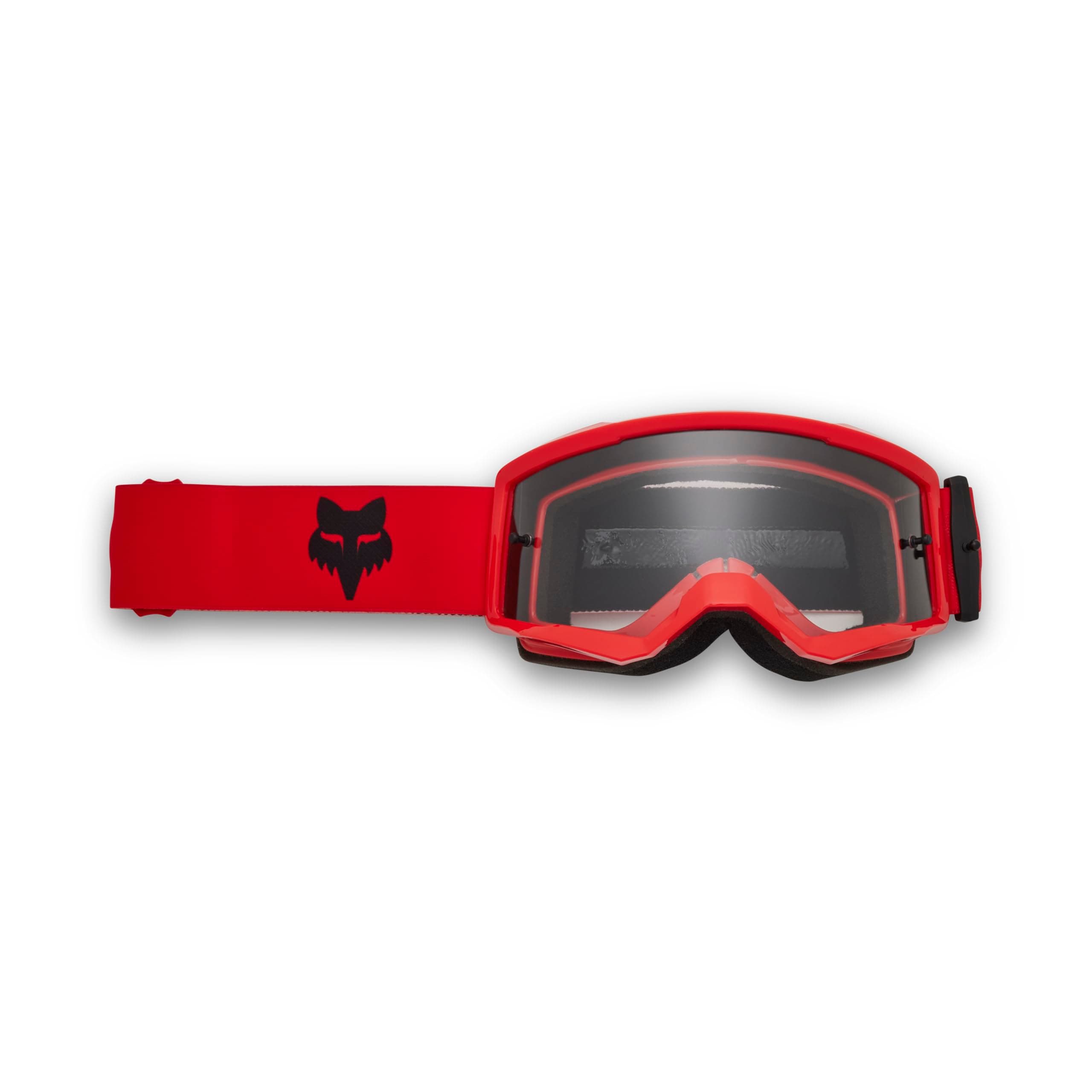 Youth Main Motocross Dirt Bike Goggle, Fluorescent Red, One Size