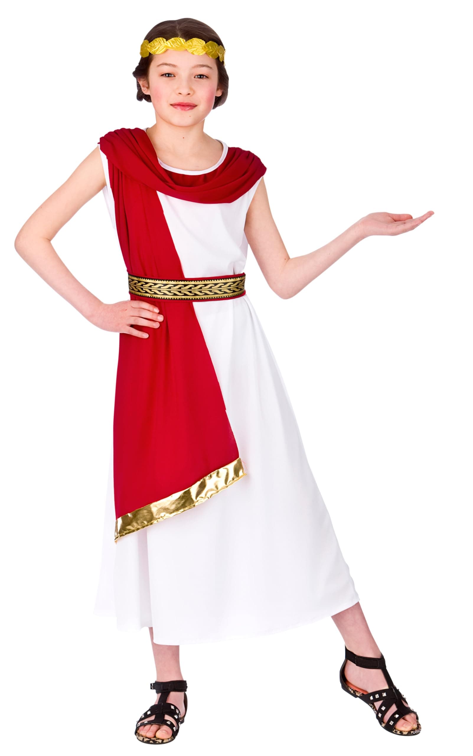 Wicked CostumesGirls Roman Princess Fancy Dress Costume - Medium (5-7 Years)