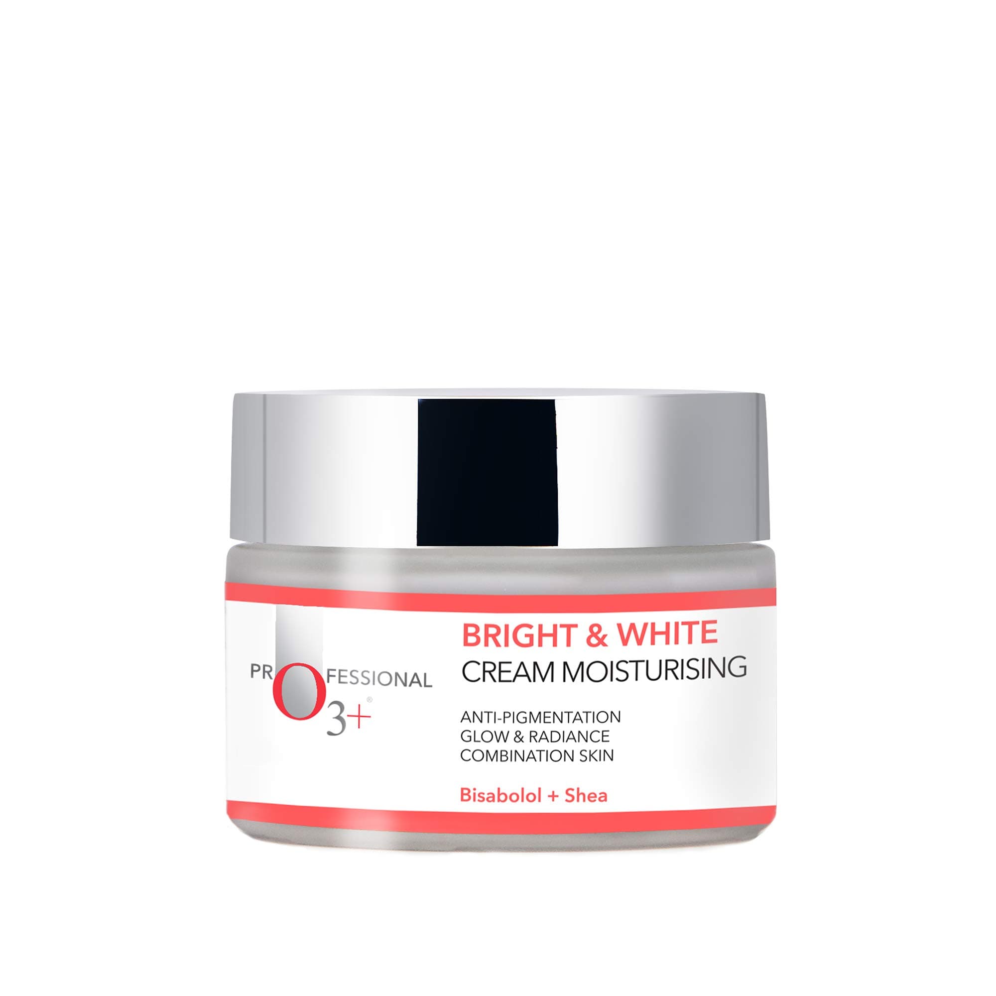 O3+ Bright & White Cream Moisturizing for Women & Men Bisabolol + Shea (50gm)