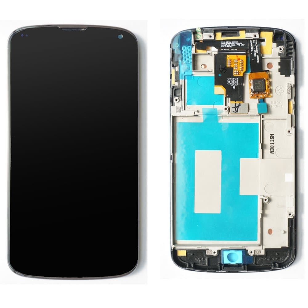 Full LCD display Touch Screen Digitizer Assembly with Frame Replacement For LG E960 Google Nexus 4