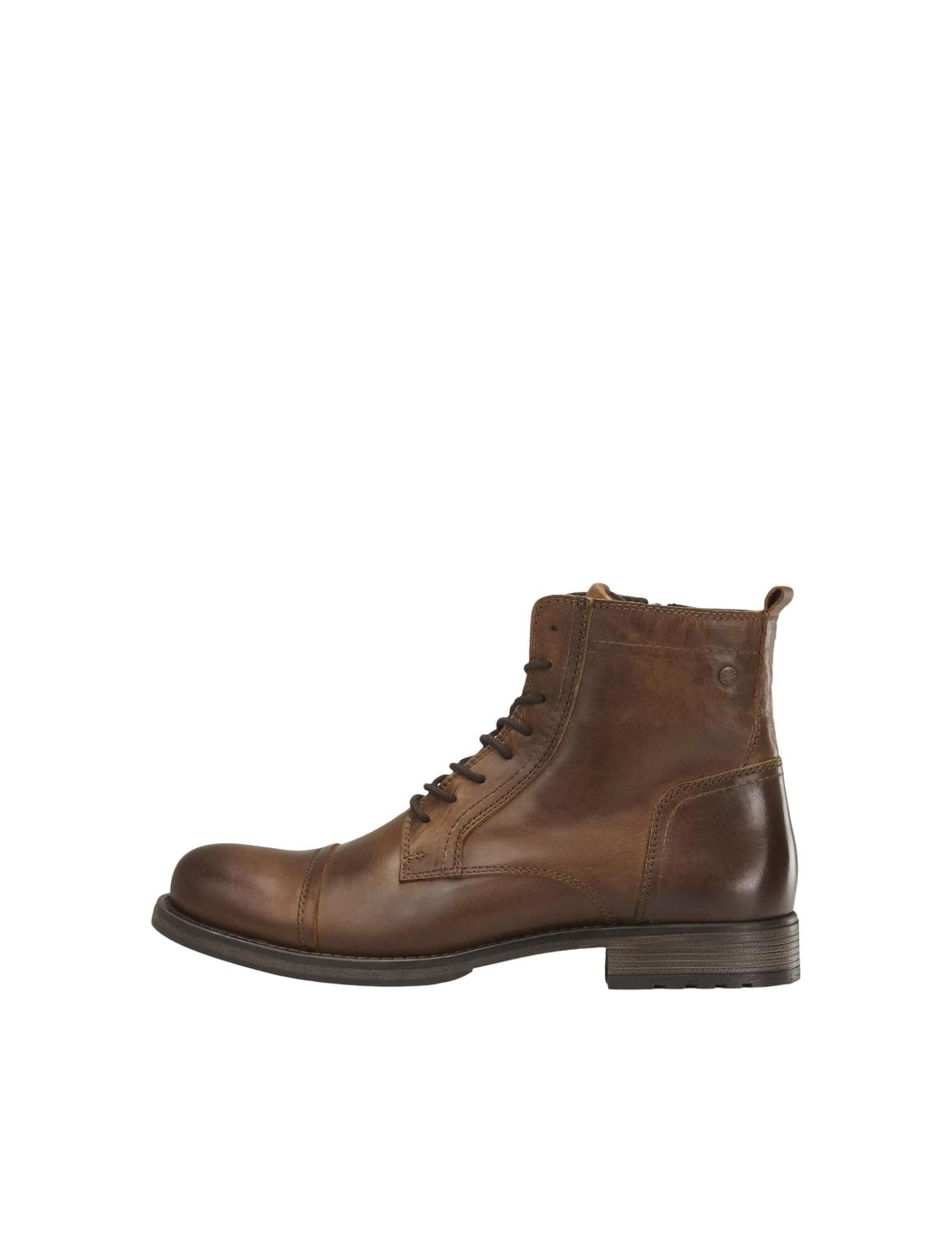 Men's Jfwrussel Leather Warm AnthraciteBoots