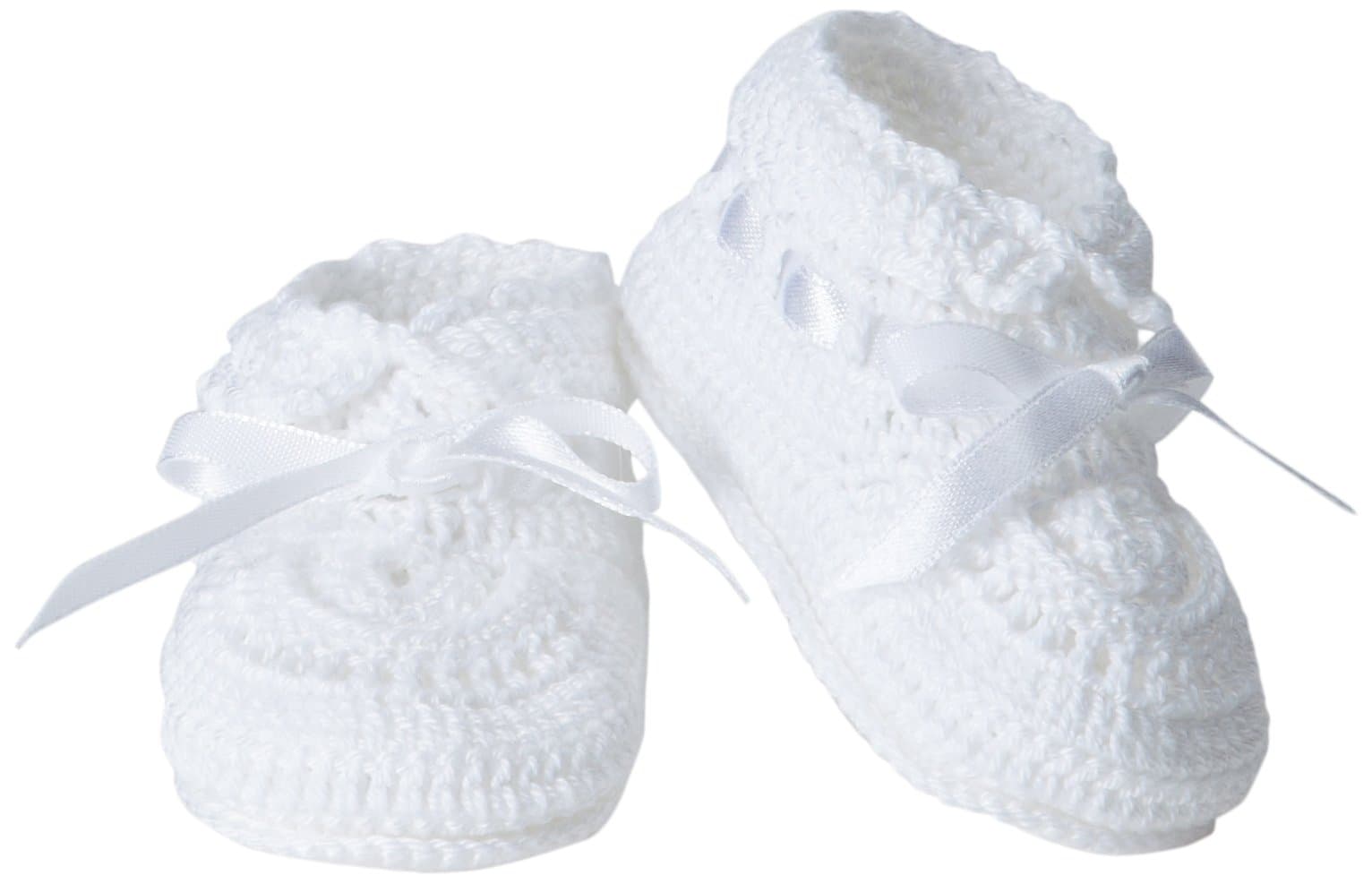 Baby-Girls Infant Hand Crochet Bootie