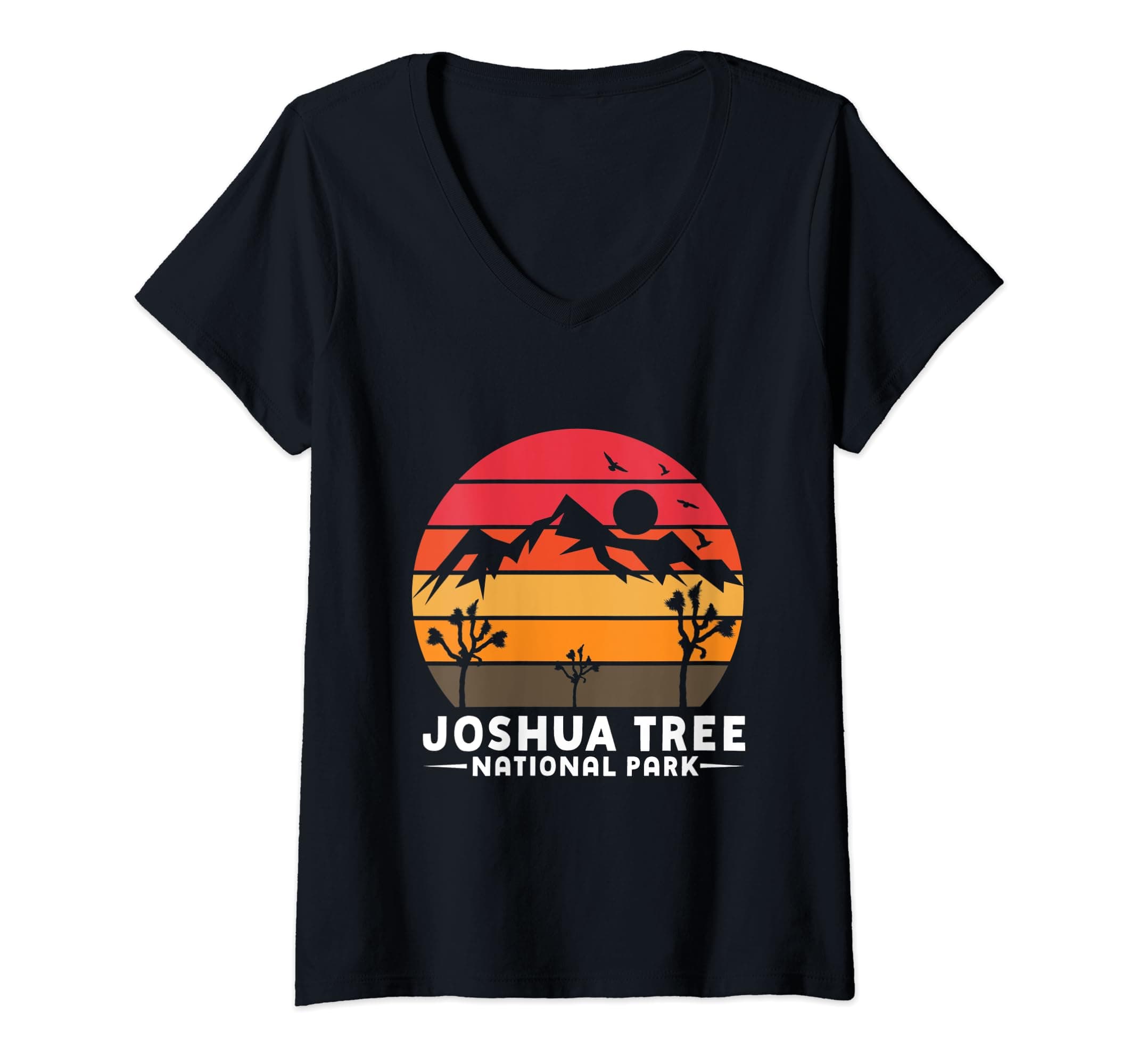 Joshua Tree National Park Hiking V-Neck T-Shirt