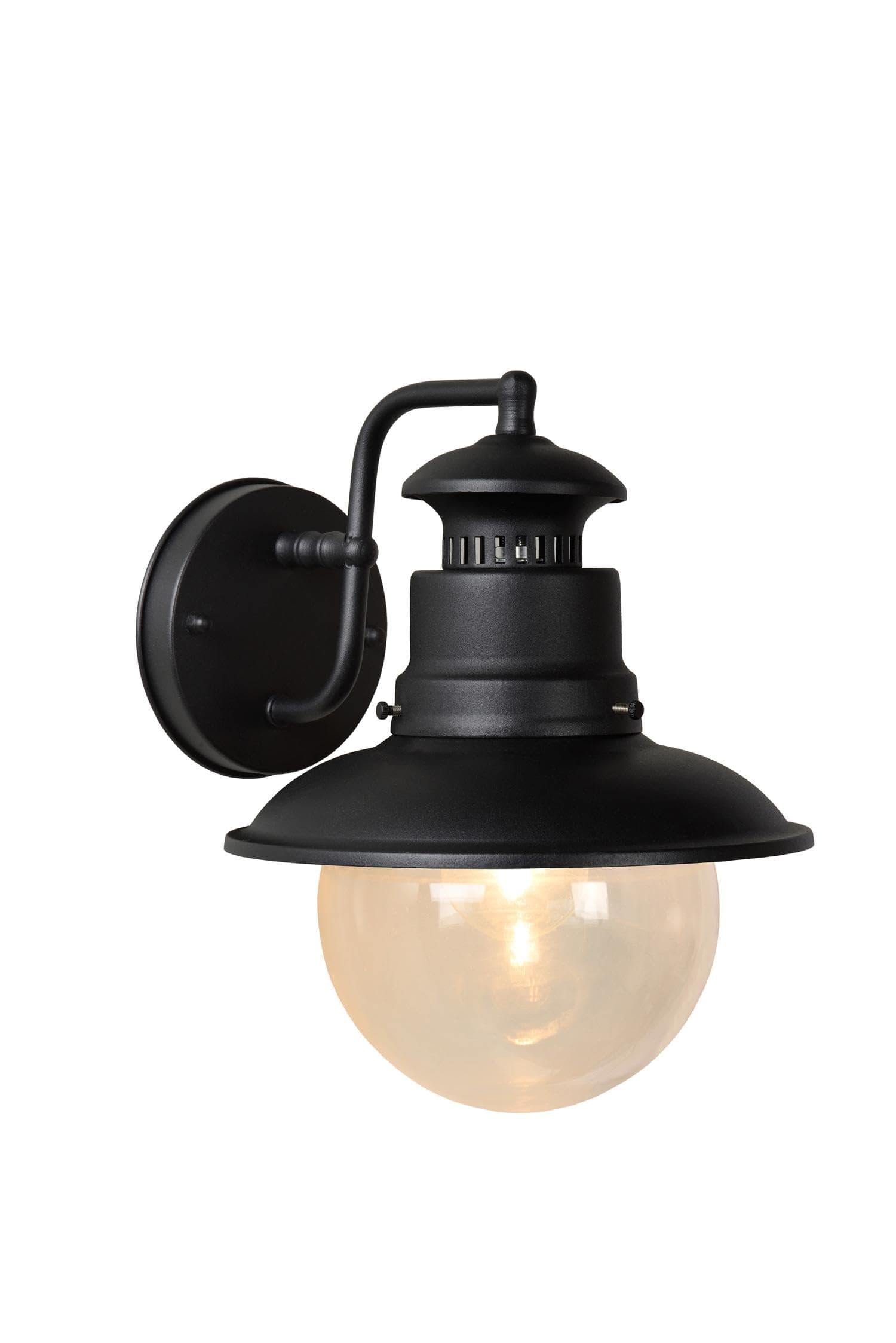 Lucide FIGO - Wall Light Outdoor - Ø 21,3 cm - IP44 - Black [Energy Class A++]