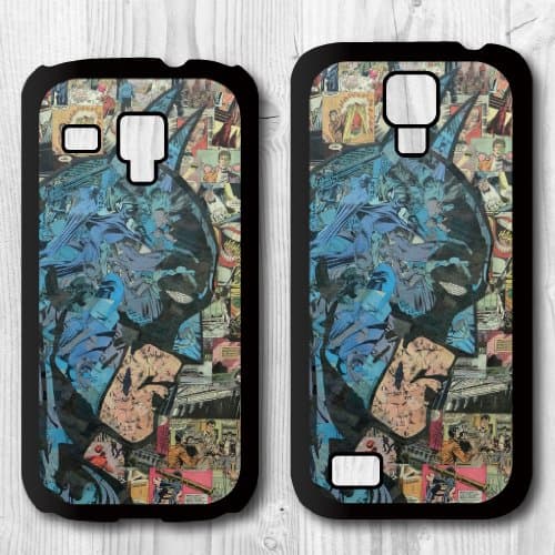 For Samsung Galaxy S4 mini / S3 mini Case, Comic Book Pattern Design Protective Hard Phone Cover Skin Case For Samsung Galaxy S4 mini + Screen Protector