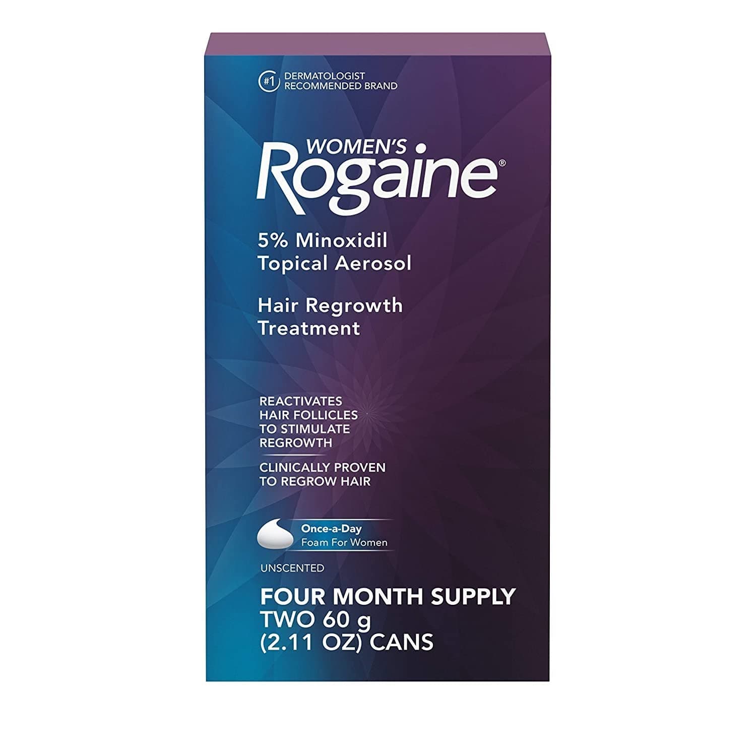 Women's Rogaine Hair Regrowth Treatment Foam, 4 Month Supply