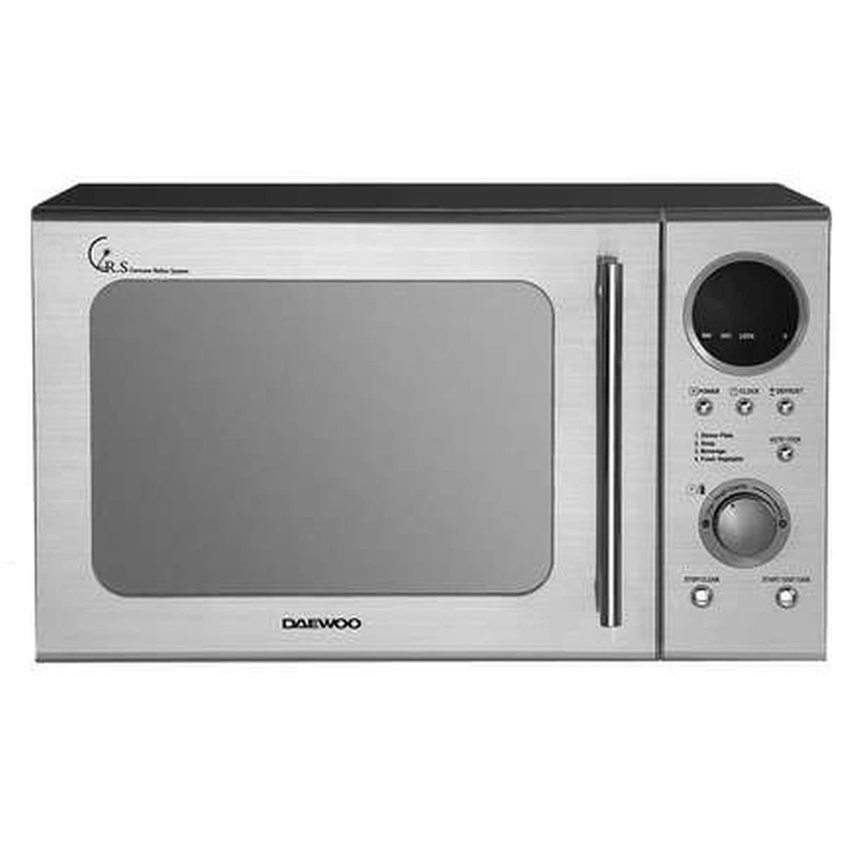 Daewoo Touch Control Solo Microwave Oven, 20 L, 800 W - Silver