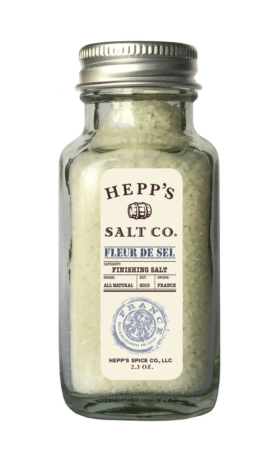 Hepp's Salt Co., Fleur De Sel Sea Salt 2oz.