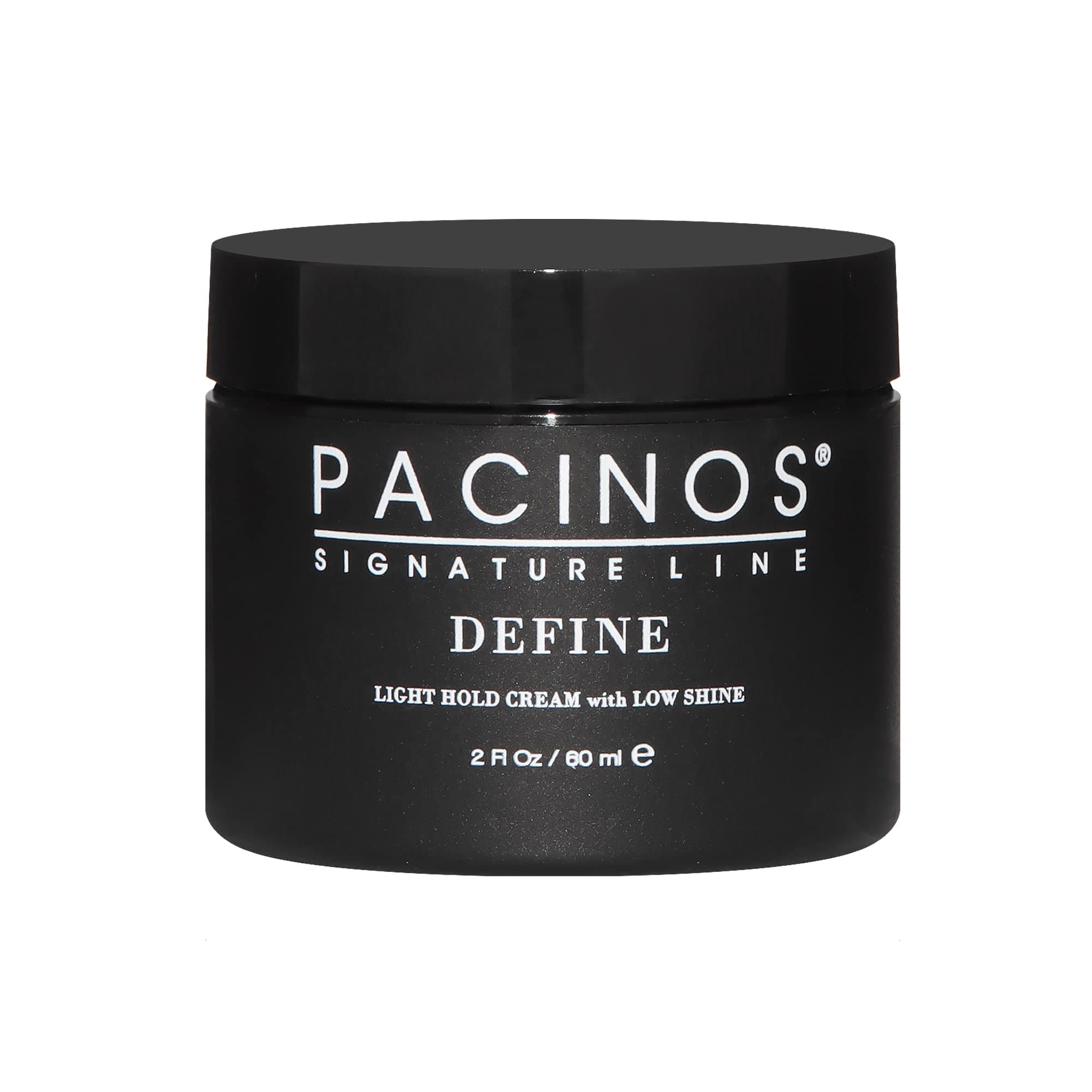 Pacinos Define, Signature Light Hold Hair Cream with Low Shine, Firm Yet Flexible Hold for Long Lasting Definition and Shine, Create a Natural Looking Hairstyle, 60ml