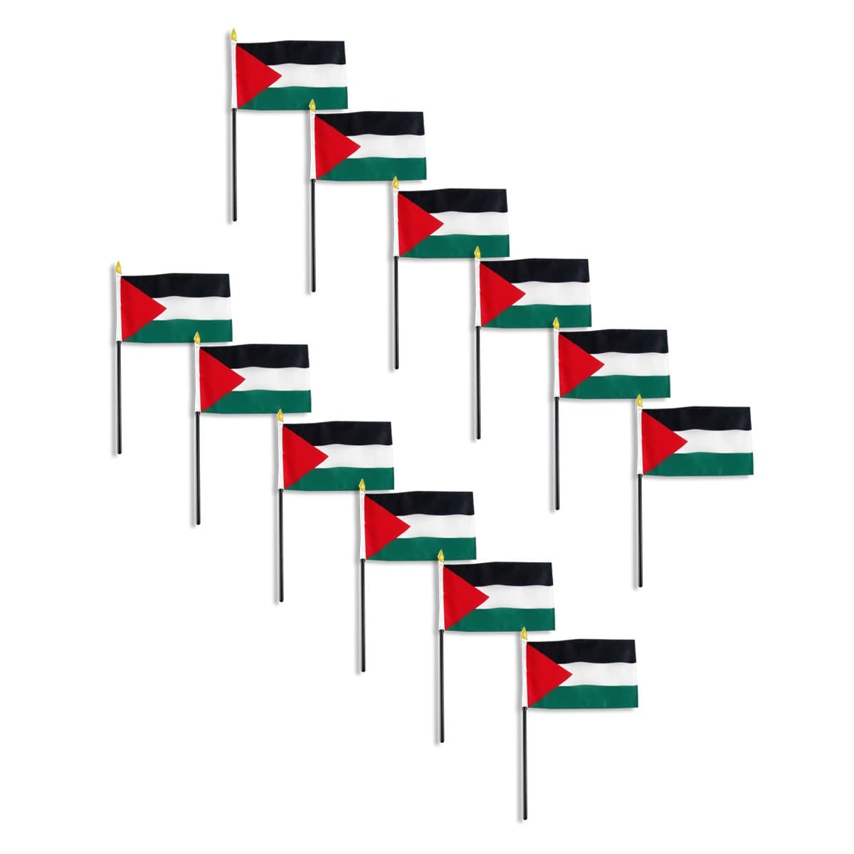 Palestine Flag 4 x 6 inch (12 PK)
