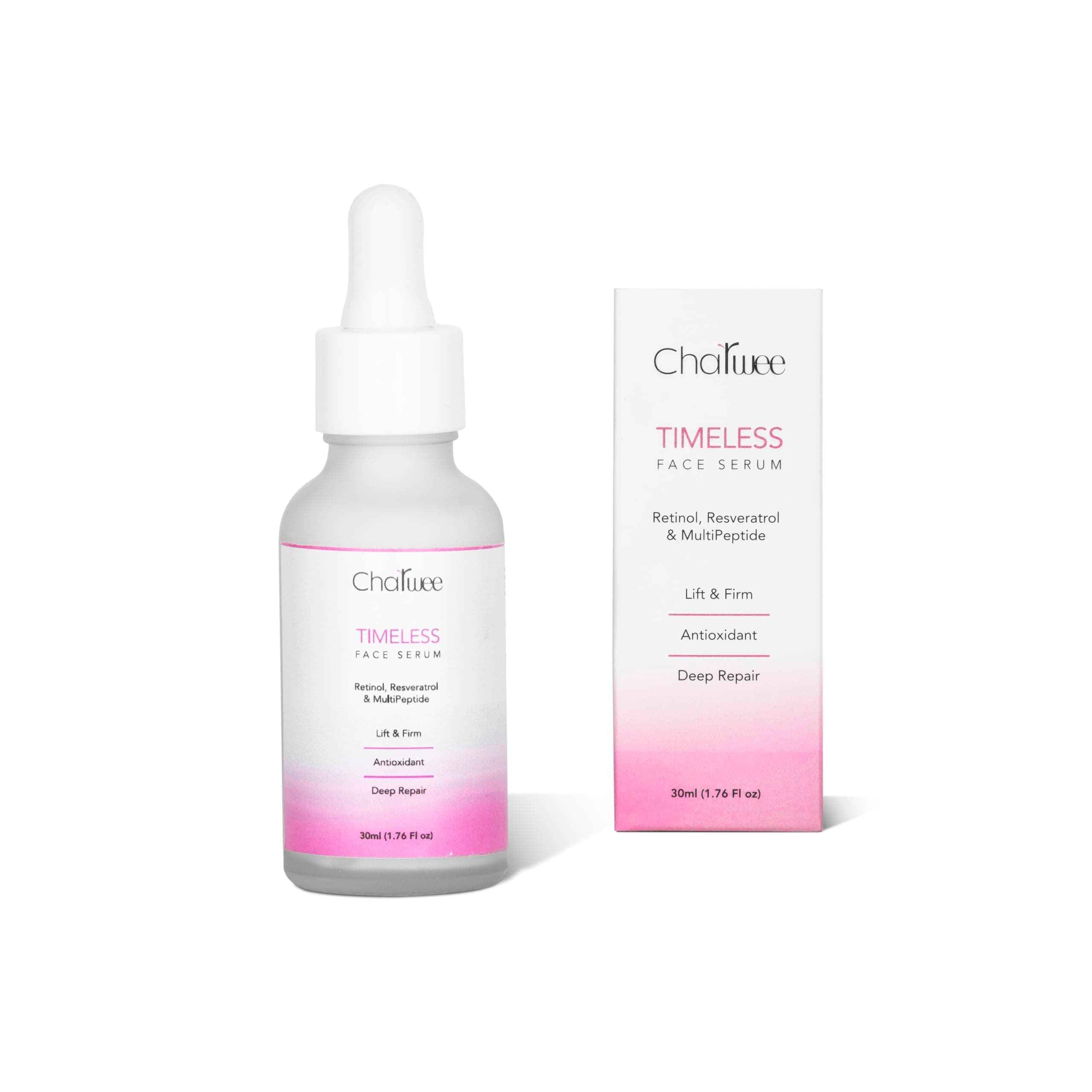 Retinol Serum for Face I Timeless Face Serum | With Retinol, Resveratrol & Multi-Peptide | Helps in Younger Looking & Spotless Skin I Minimizing Fine Lines and Reducing Acne | For Clear, Glowing and Hydrated Skin - 30ML